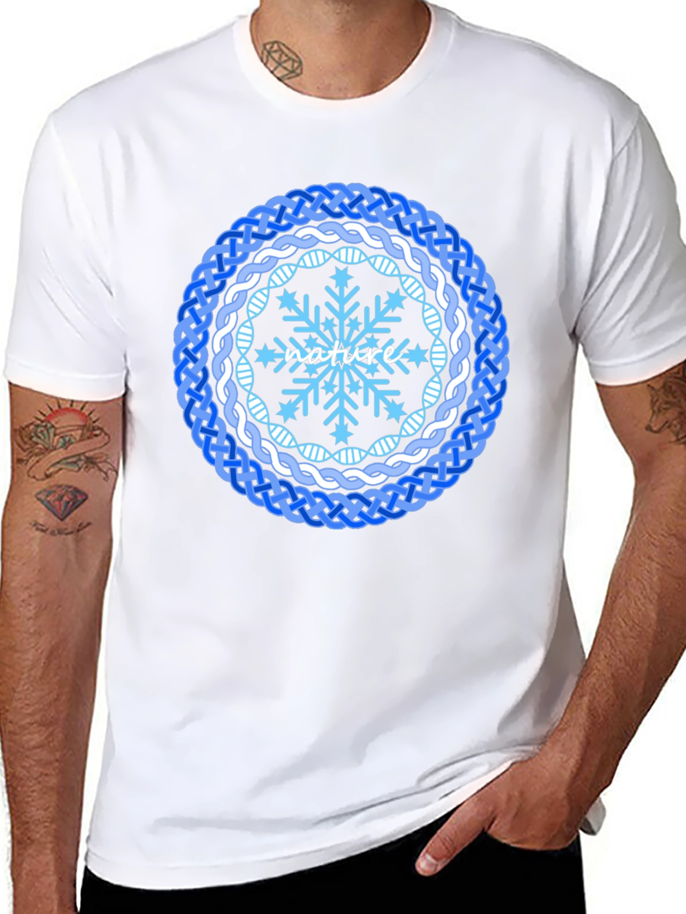 Nature Snowflake Mandala T-Shirt