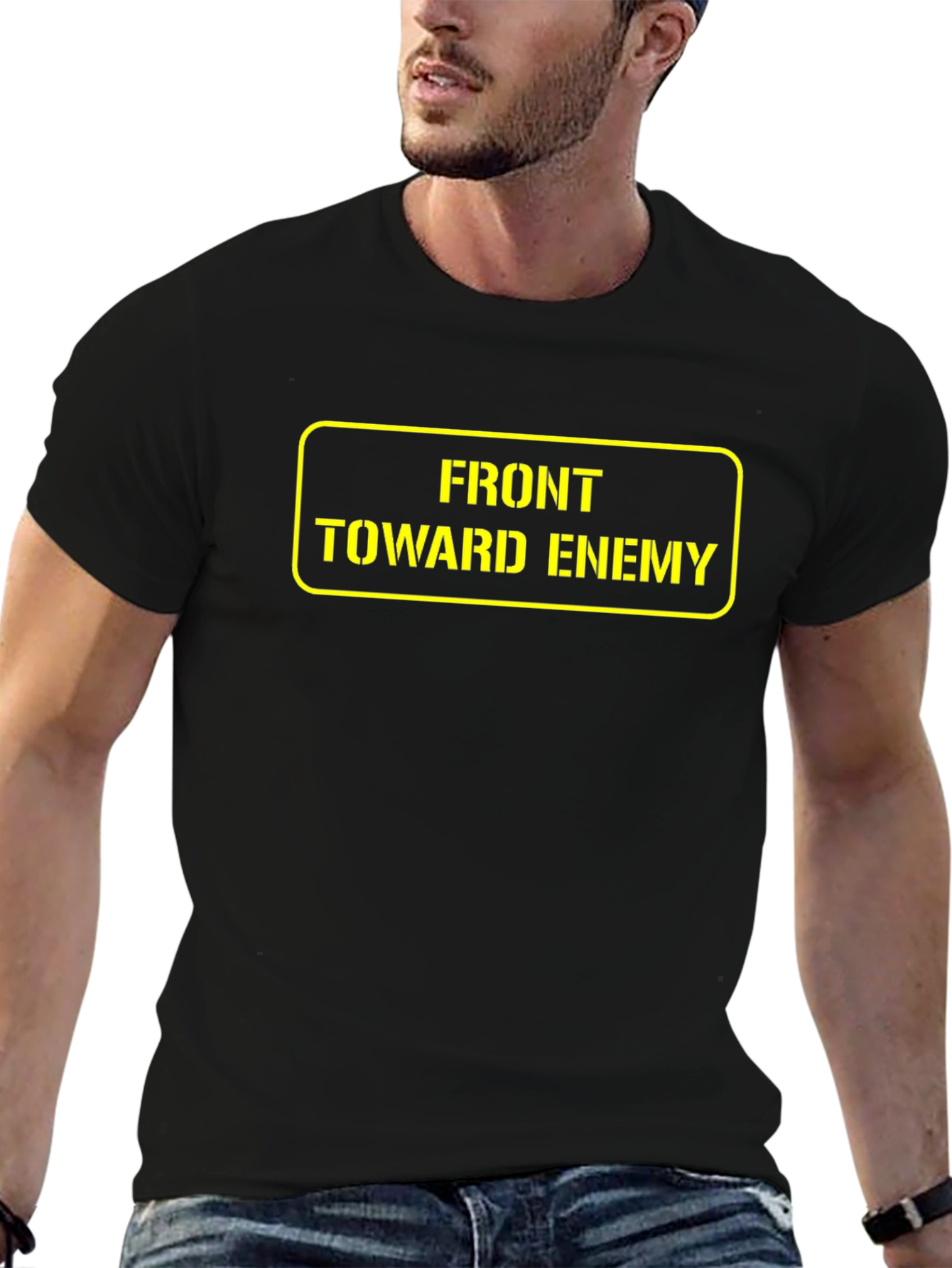Front Toward Enemy T-Shirt - Military Humor Tee