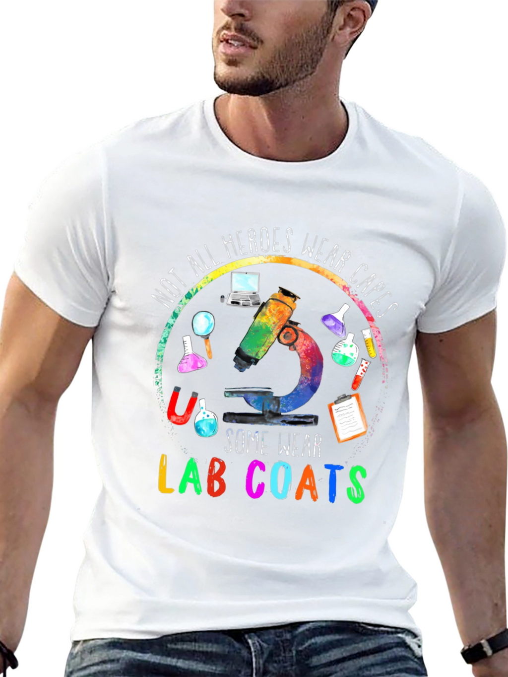 Lab Heroes T-Shirt - Science & Research Gift