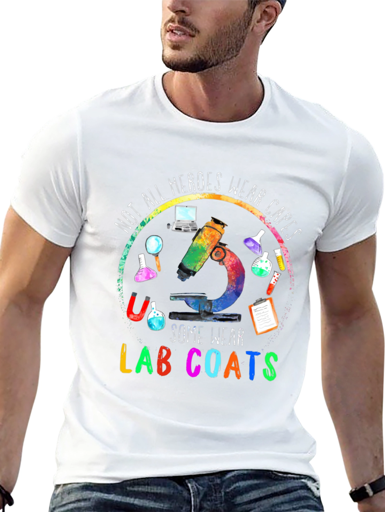 Lab Heroes T-Shirt - Science & Research Gift