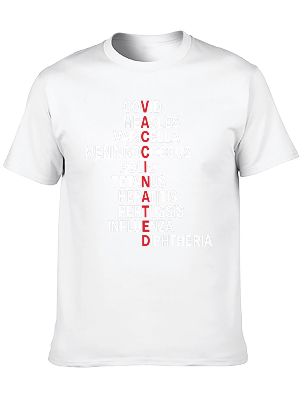 Vaccinated T-Shirt - Disease Awareness Tee