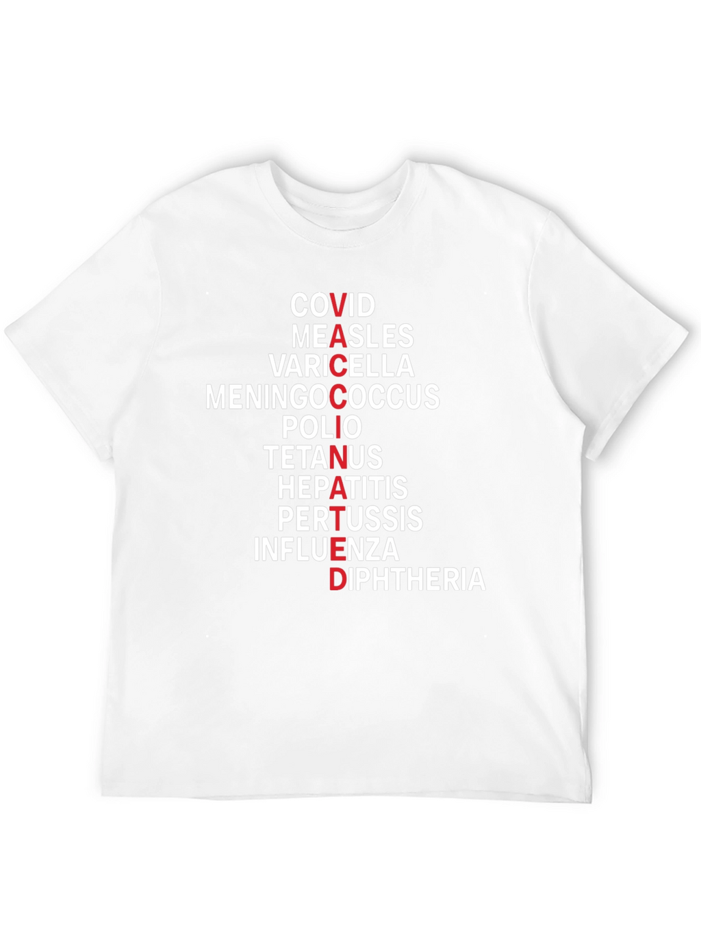 Vaccinated T-Shirt - Disease Awareness Tee