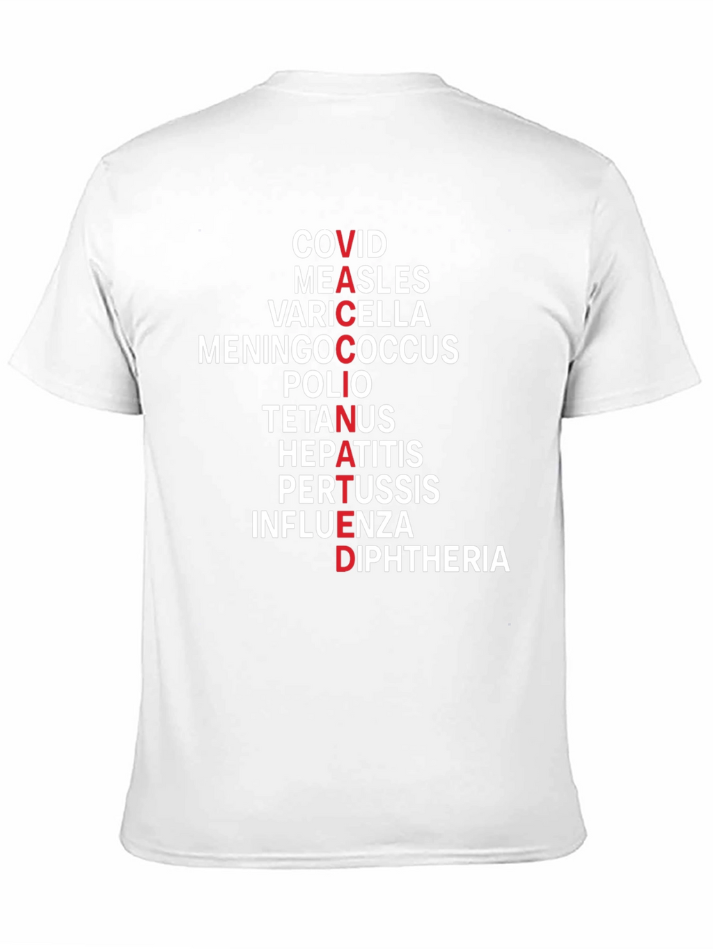 Vaccinated T-Shirt - Disease Awareness Tee