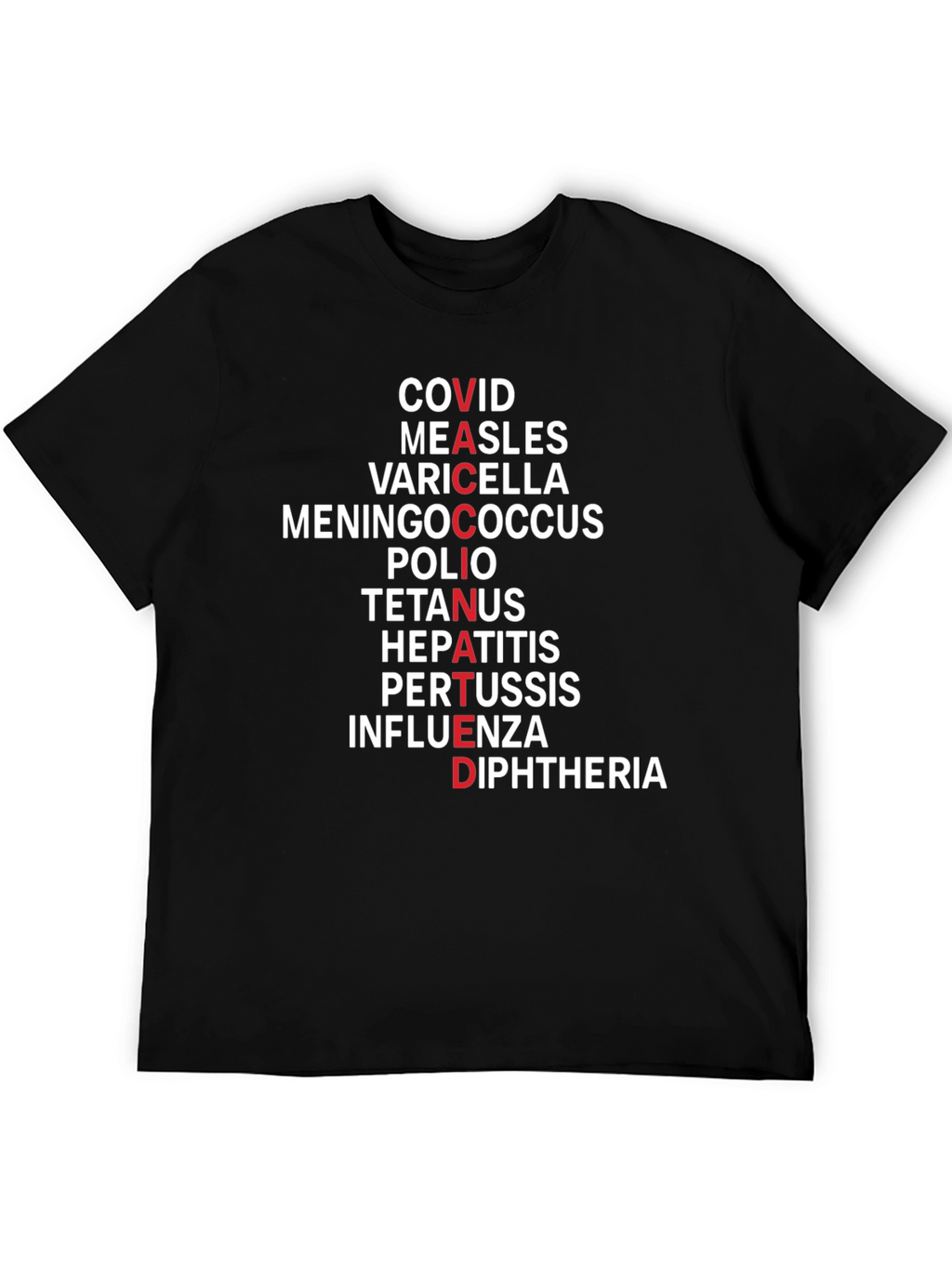 Vaccinated T-Shirt - Disease Awareness Tee