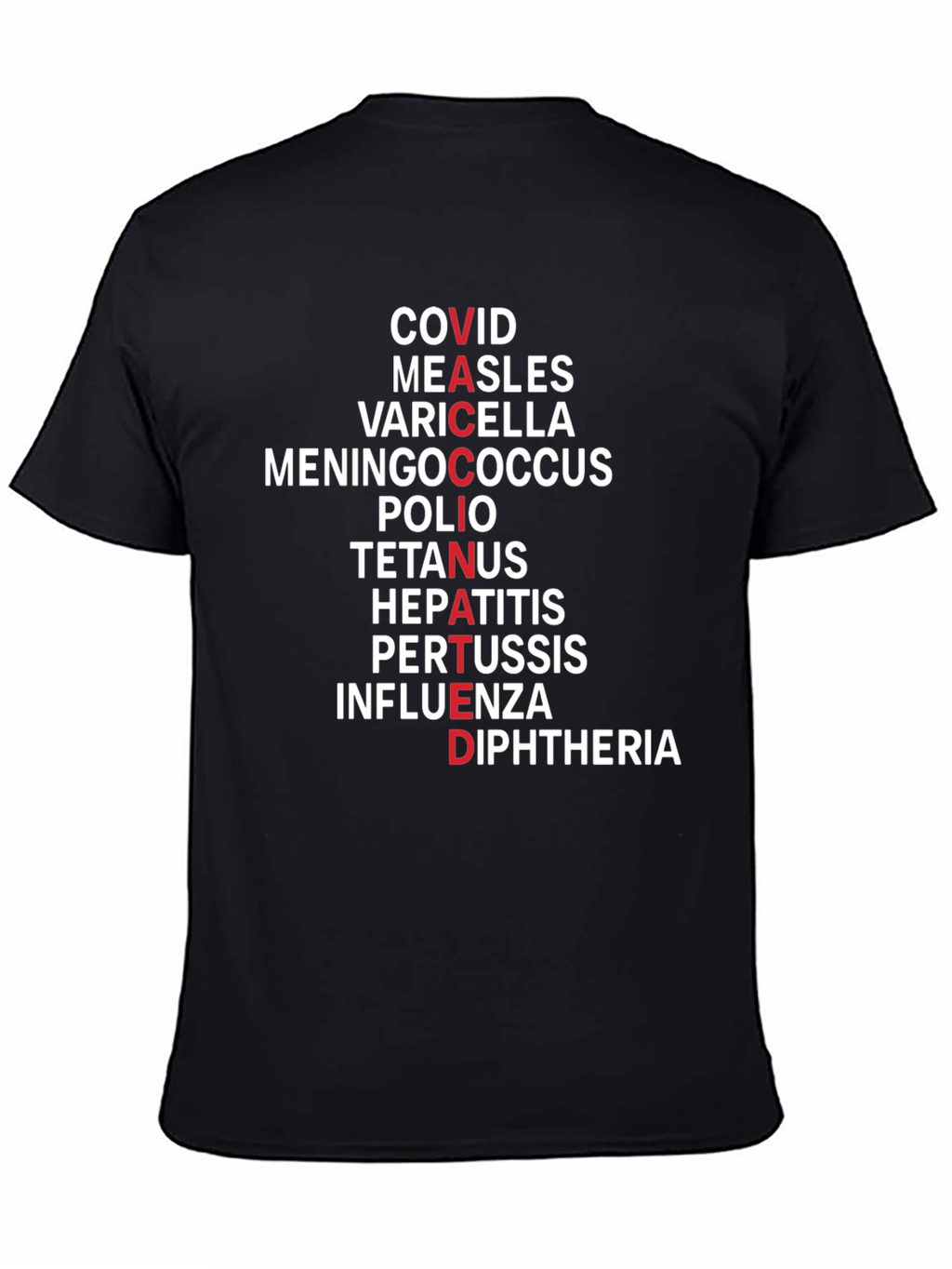 Vaccinated T-Shirt - Disease Awareness Tee