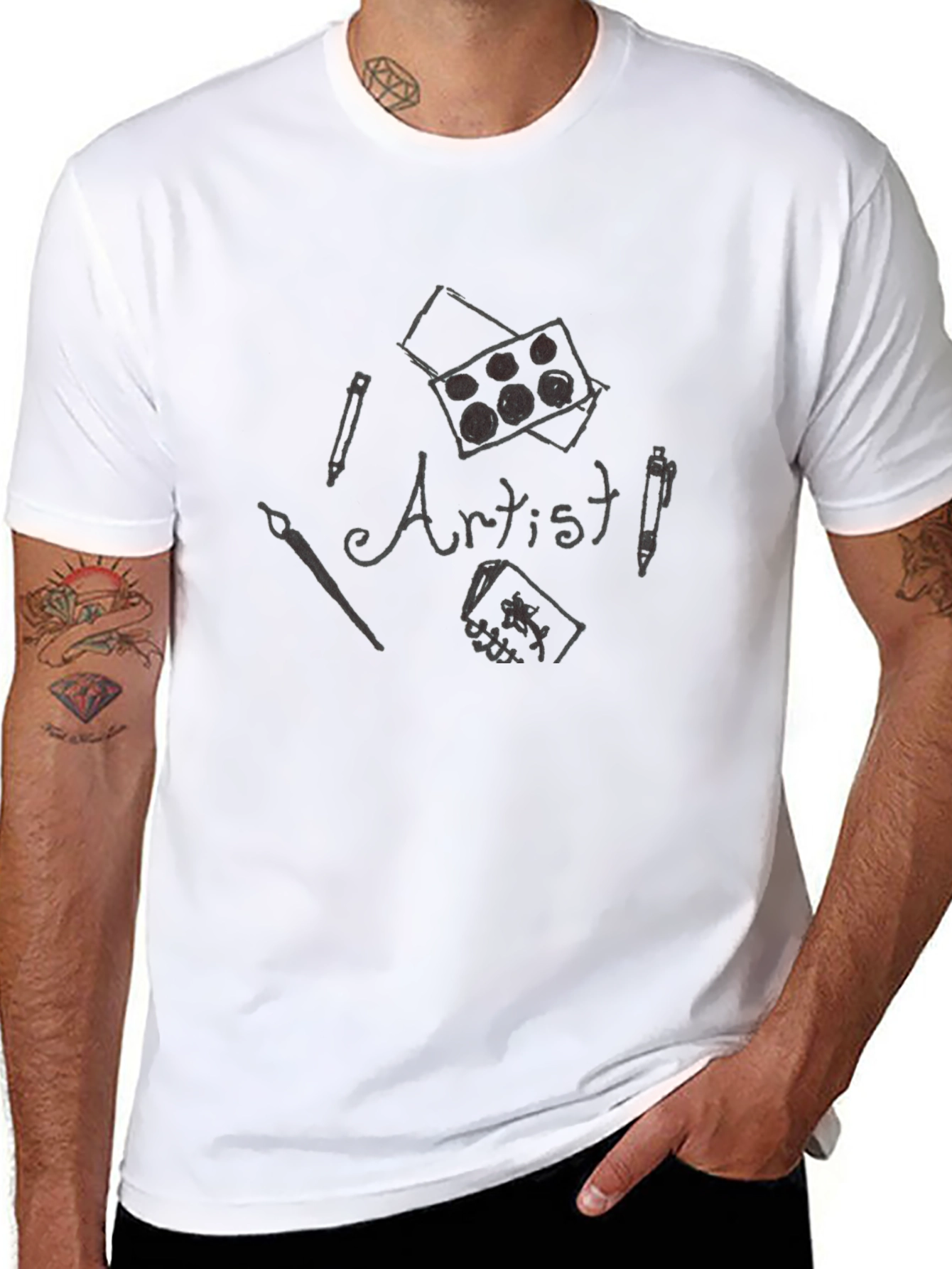 Artist Graphic T-Shirt - Creative Expression
