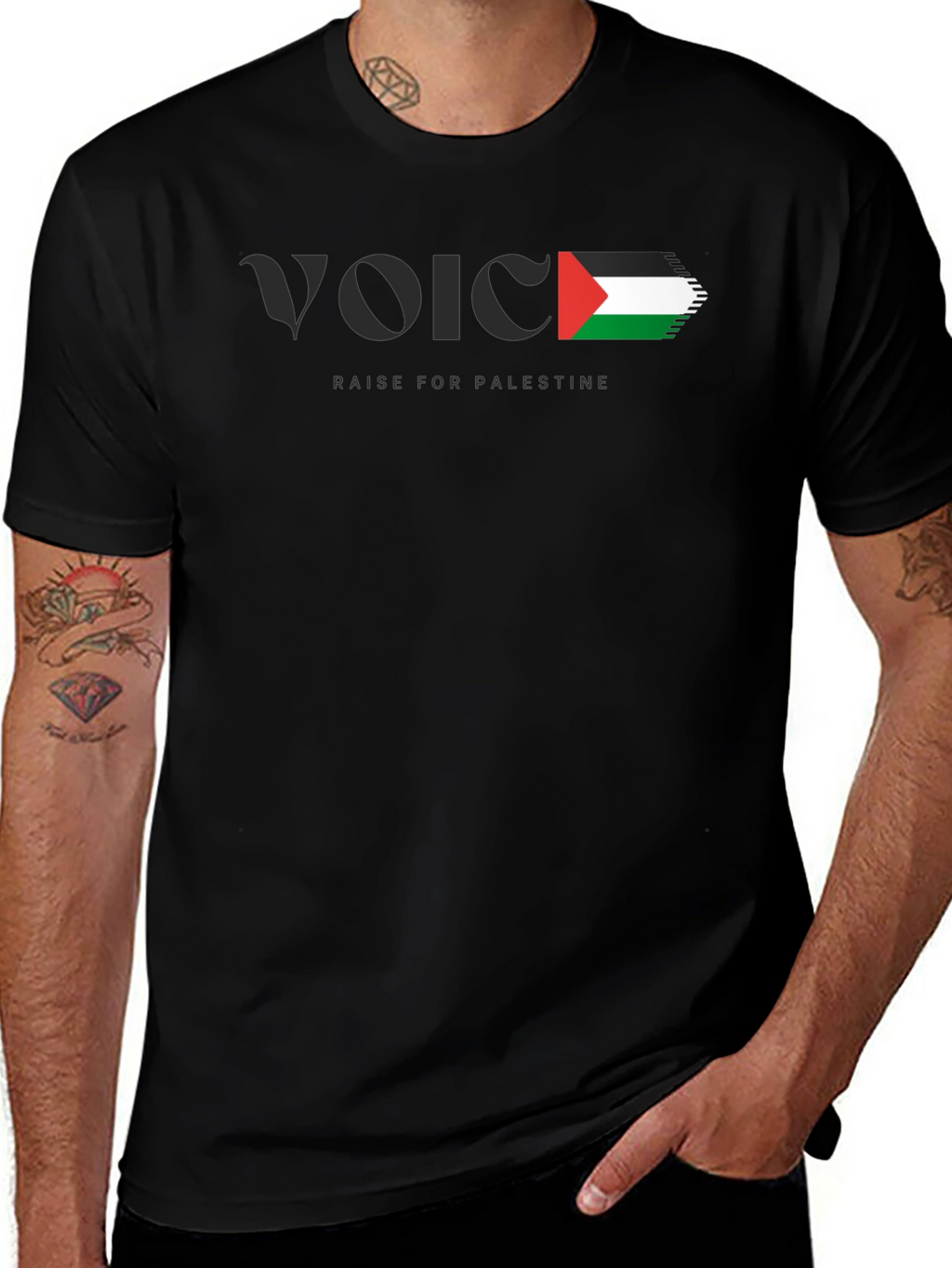 Voice Raise For Palestine T-Shirt