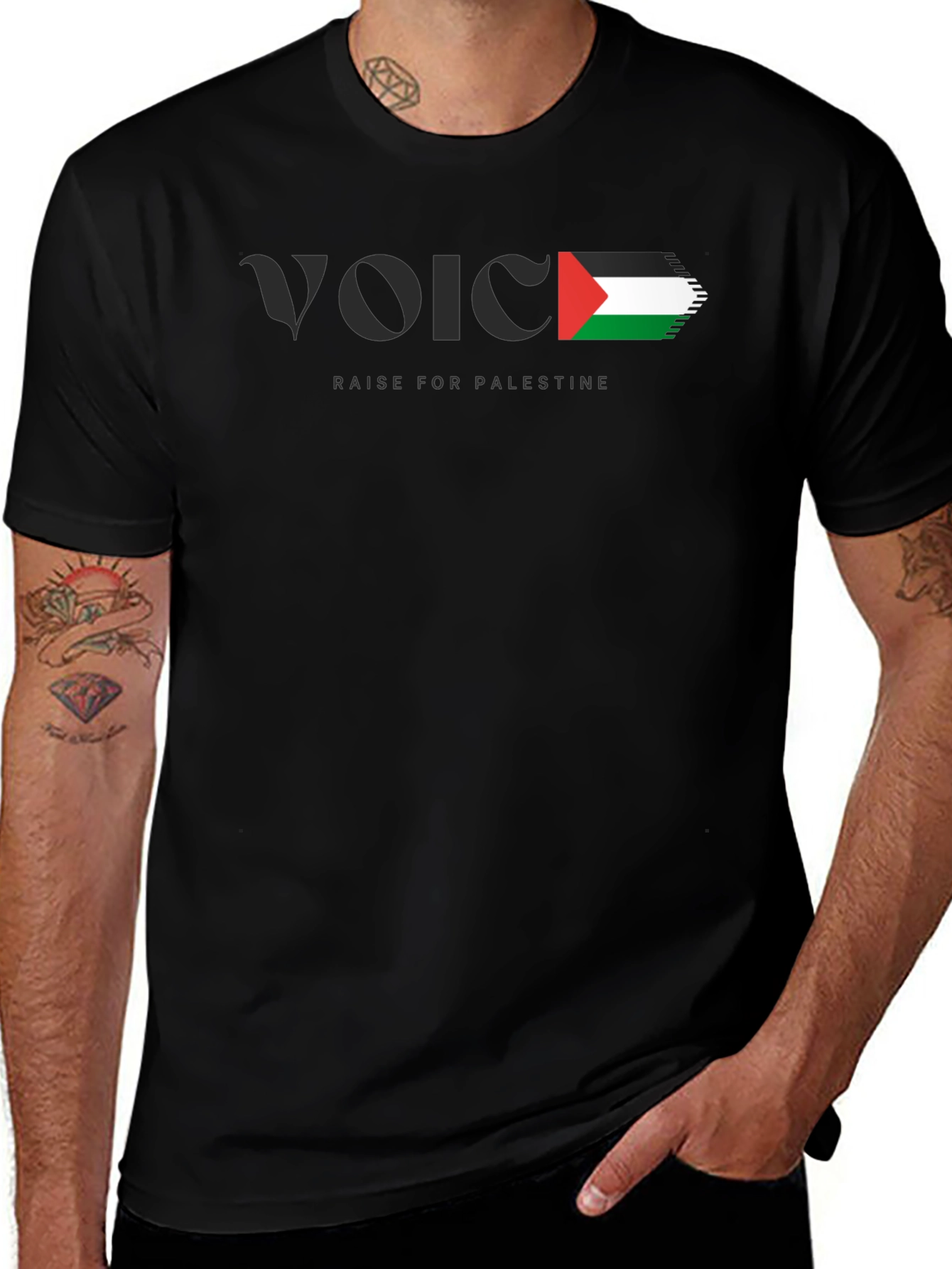 Voice Raise For Palestine T-Shirt