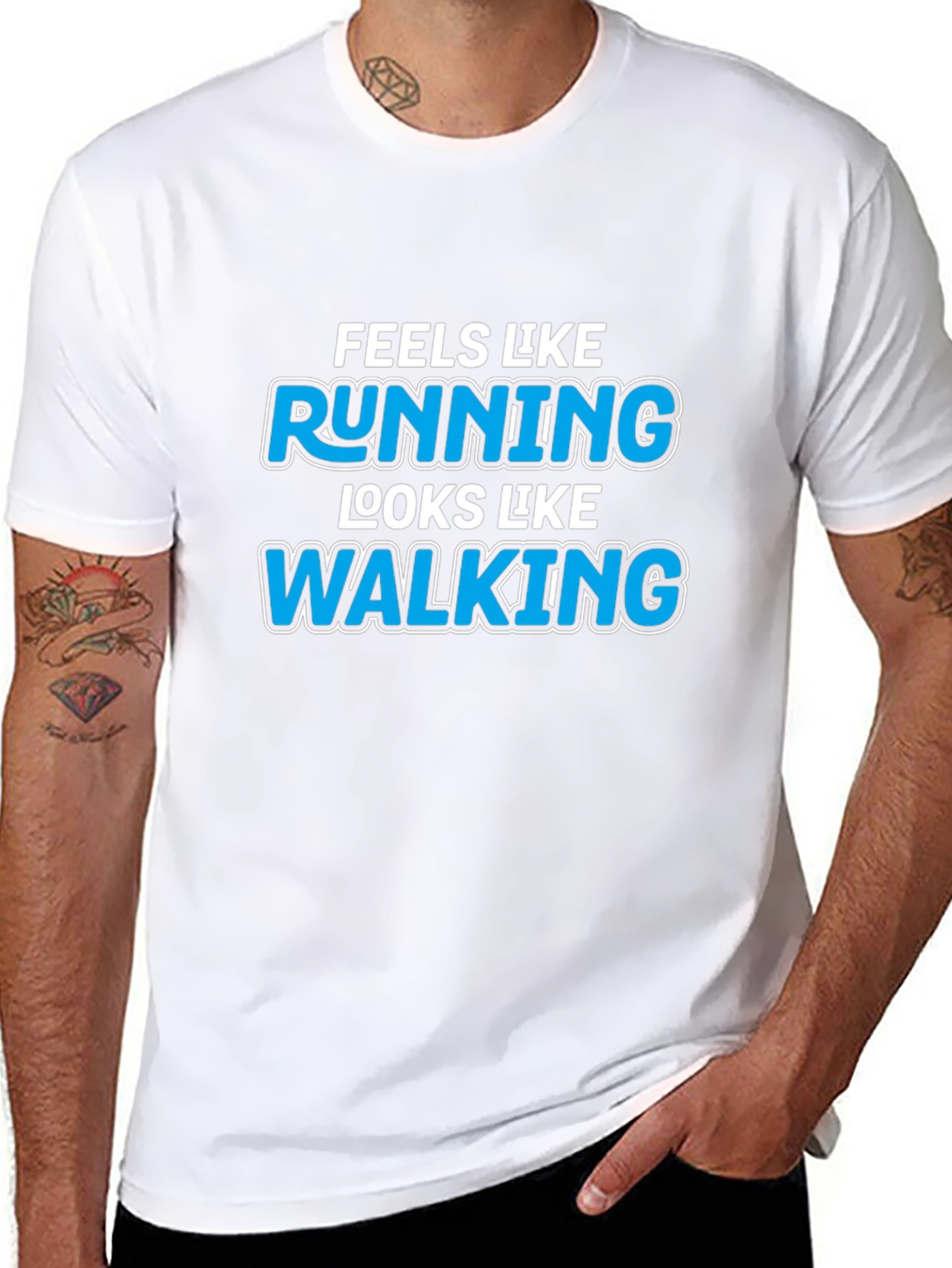 Funny Running/Walking Graphic Tee