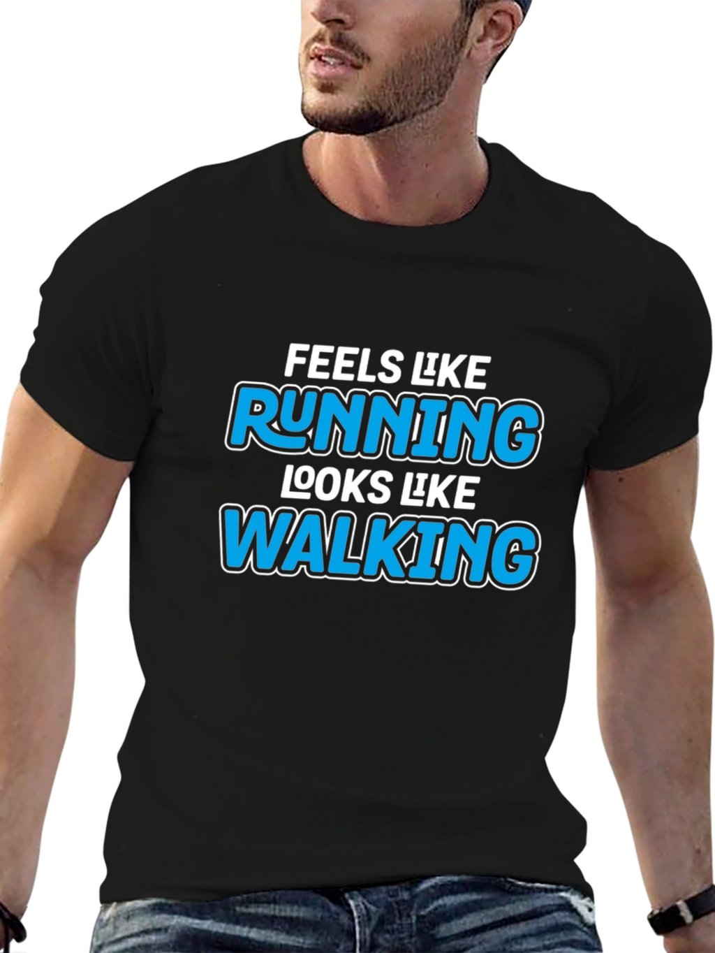 Funny Running/Walking Graphic Tee