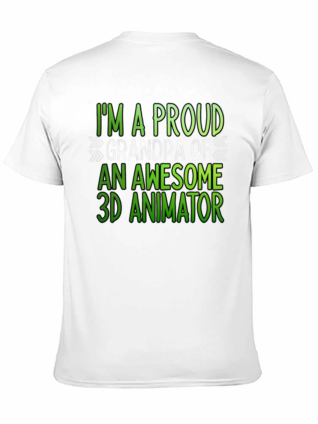Proud Grandpa 3D Animator T-Shirt