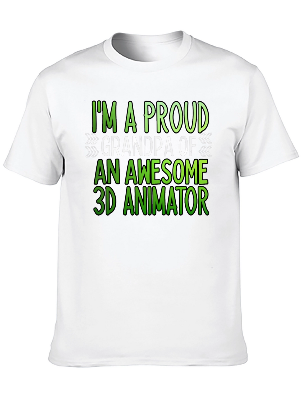 Proud Grandpa 3D Animator T-Shirt