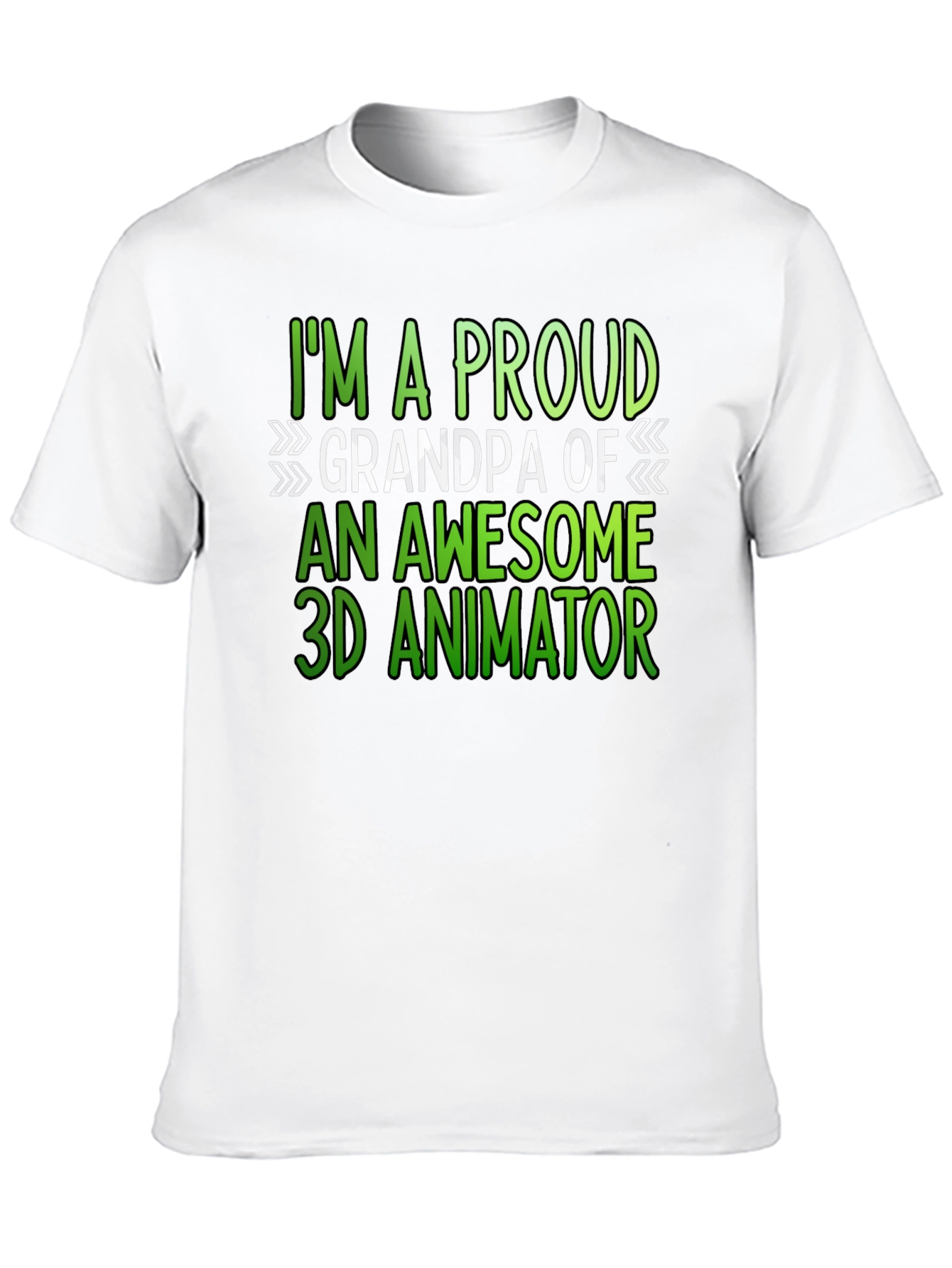 Proud Grandpa 3D Animator T-Shirt