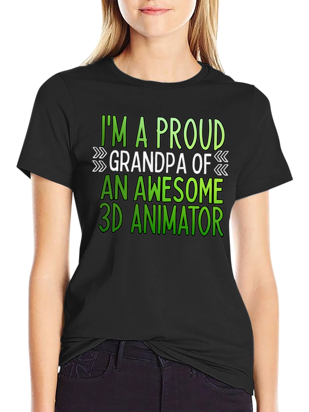 Proud Grandpa 3D Animator T-Shirt