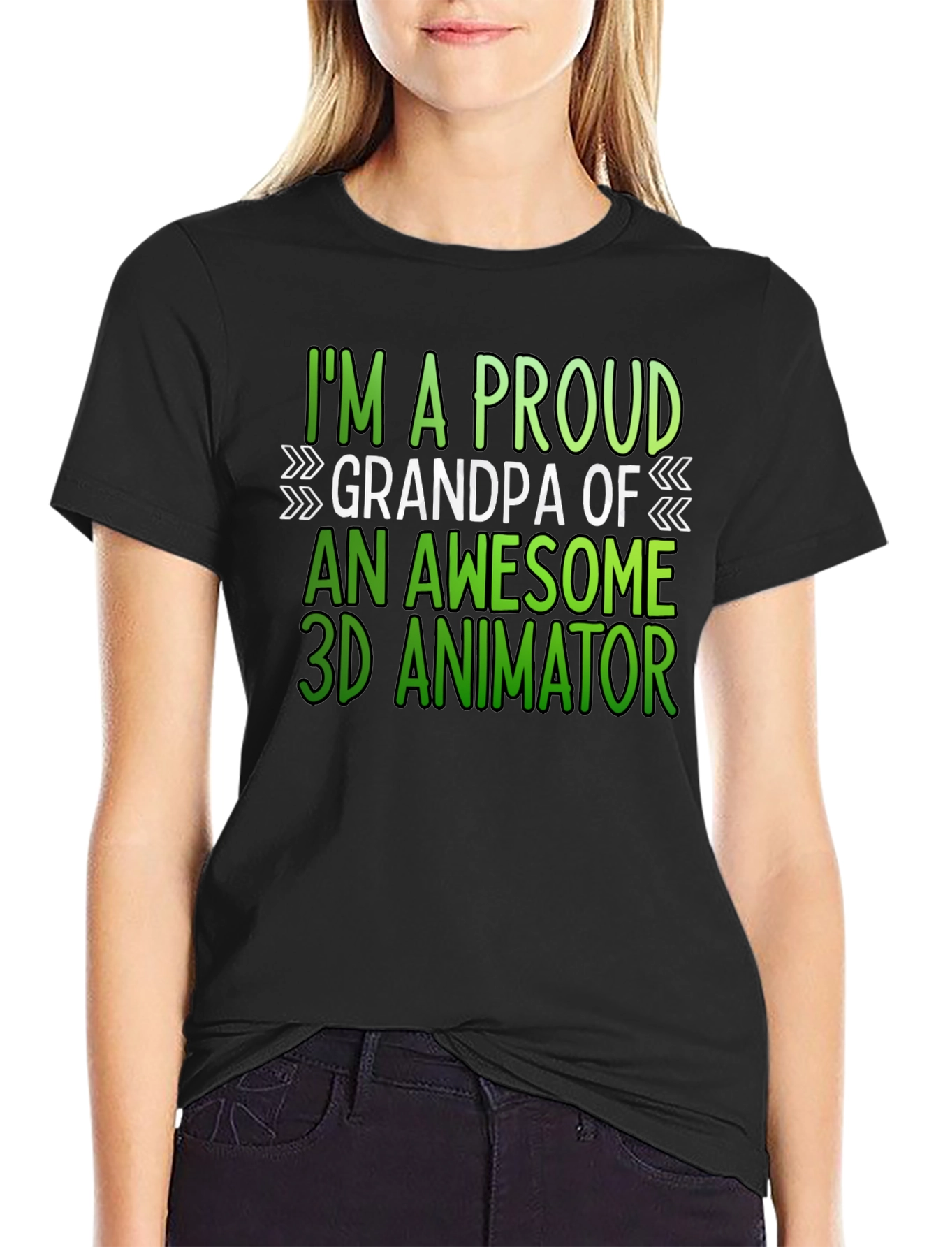Proud Grandpa 3D Animator T-Shirt