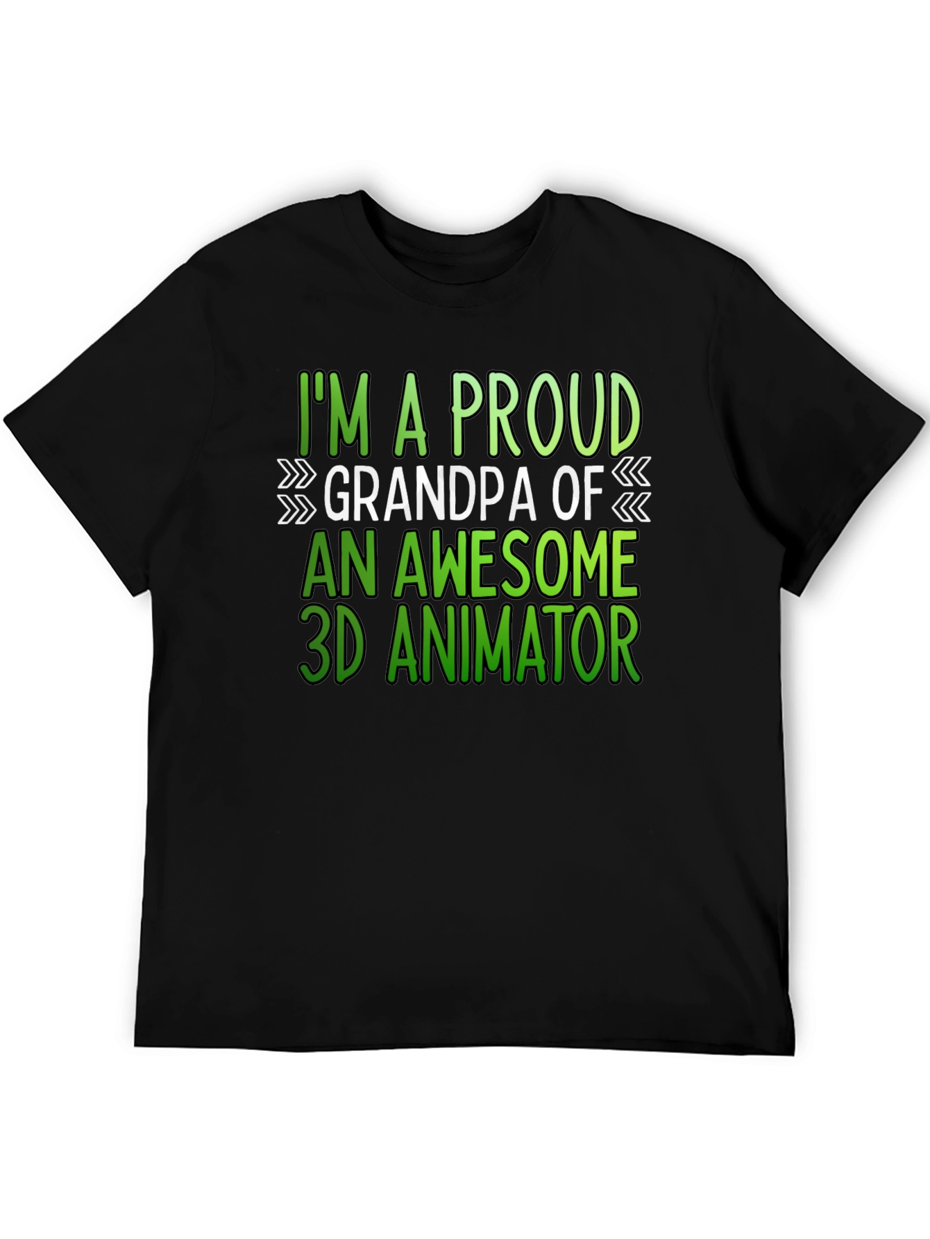 Proud Grandpa 3D Animator T-Shirt