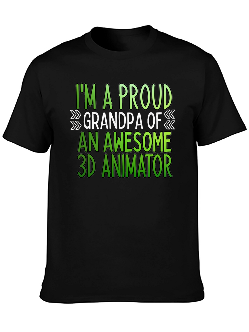 Proud Grandpa 3D Animator T-Shirt