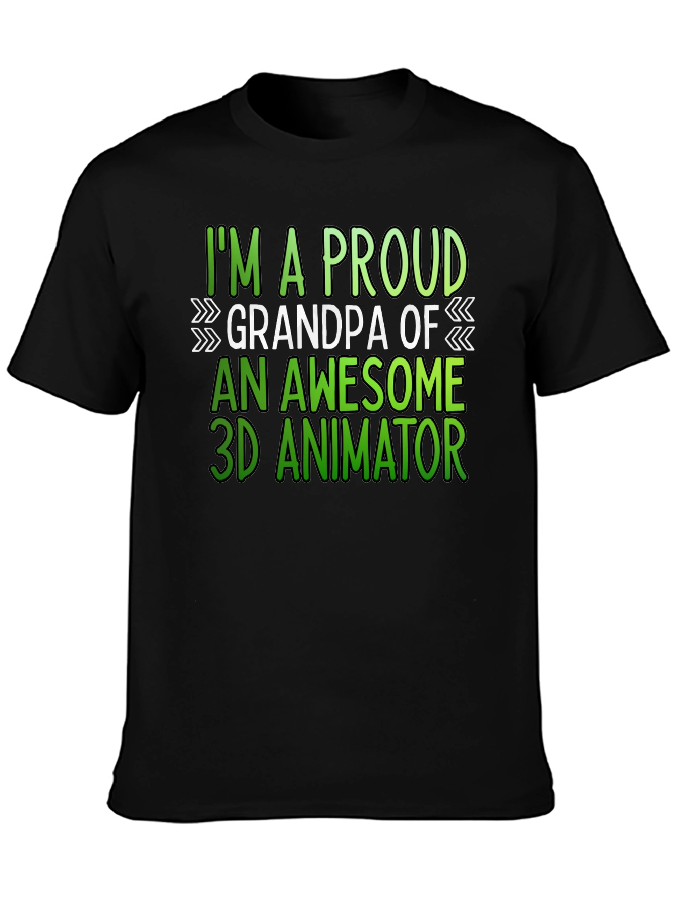 Proud Grandpa 3D Animator T-Shirt