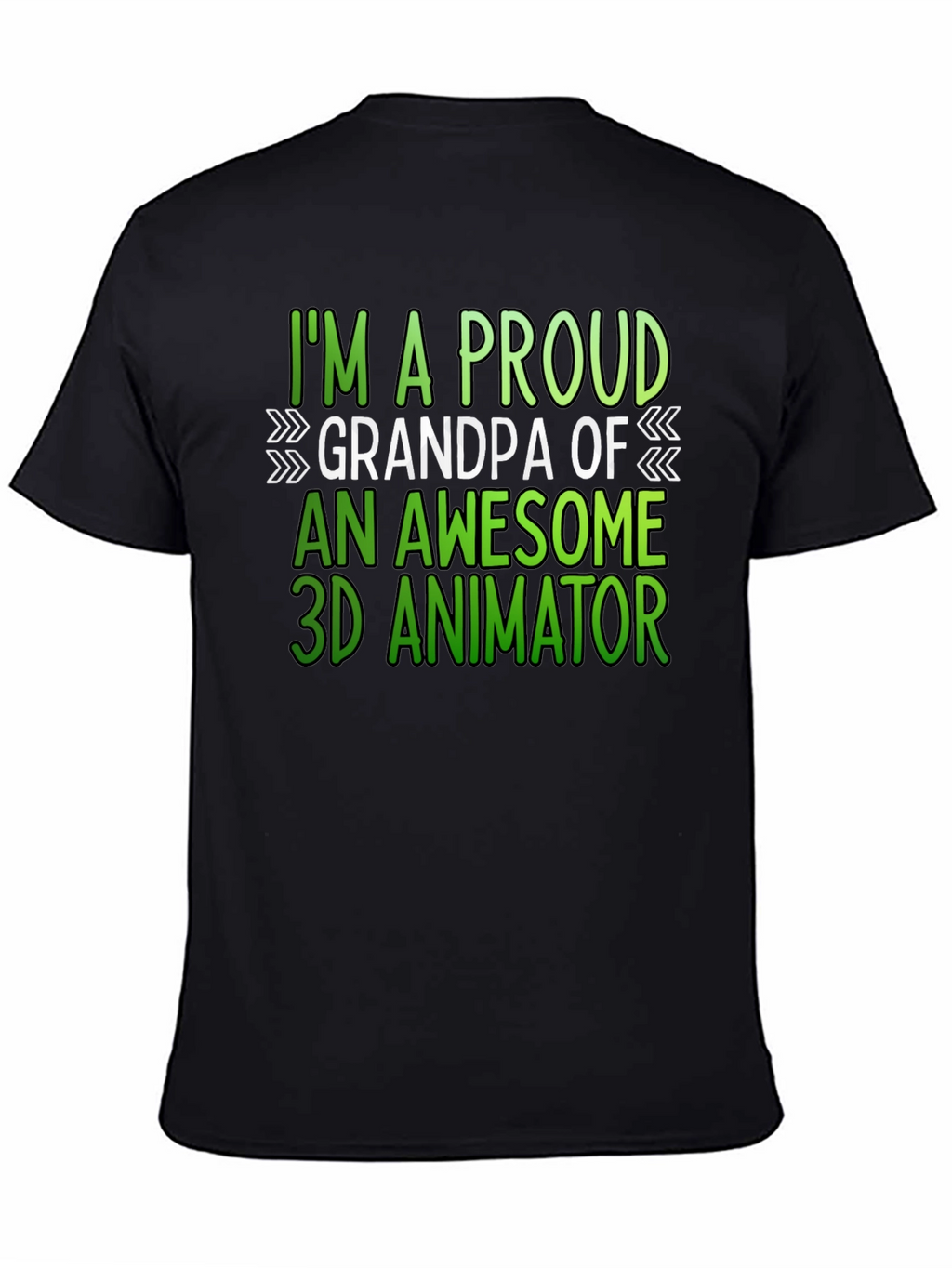 Proud Grandpa 3D Animator T-Shirt
