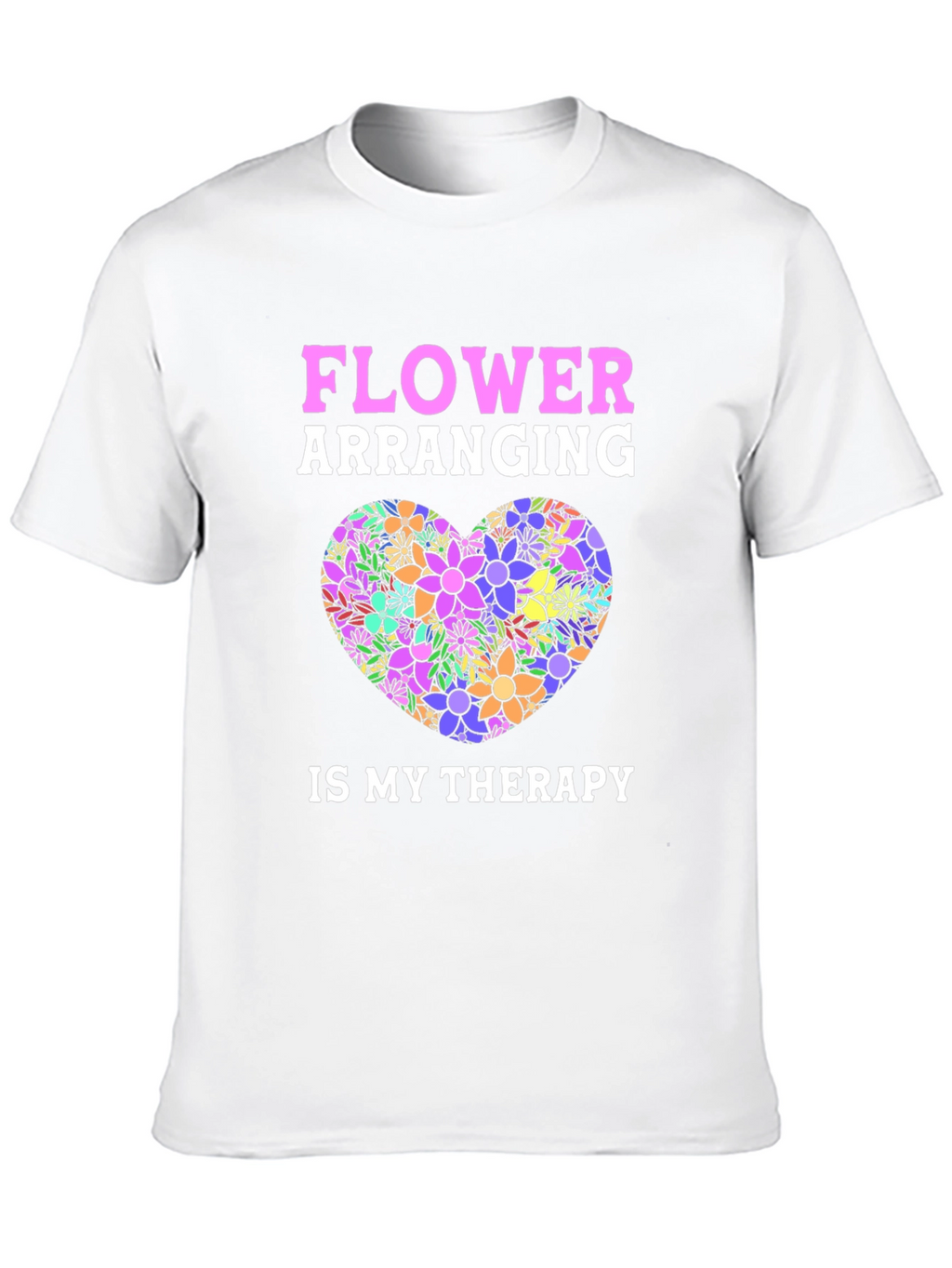 Flower Arranging Therapy Graphic T-Shirt