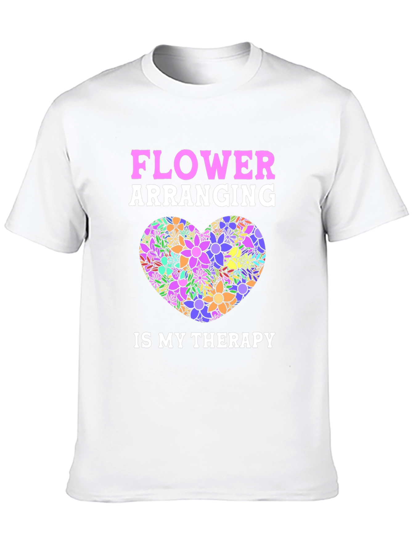 Flower Arranging Therapy Graphic T-Shirt