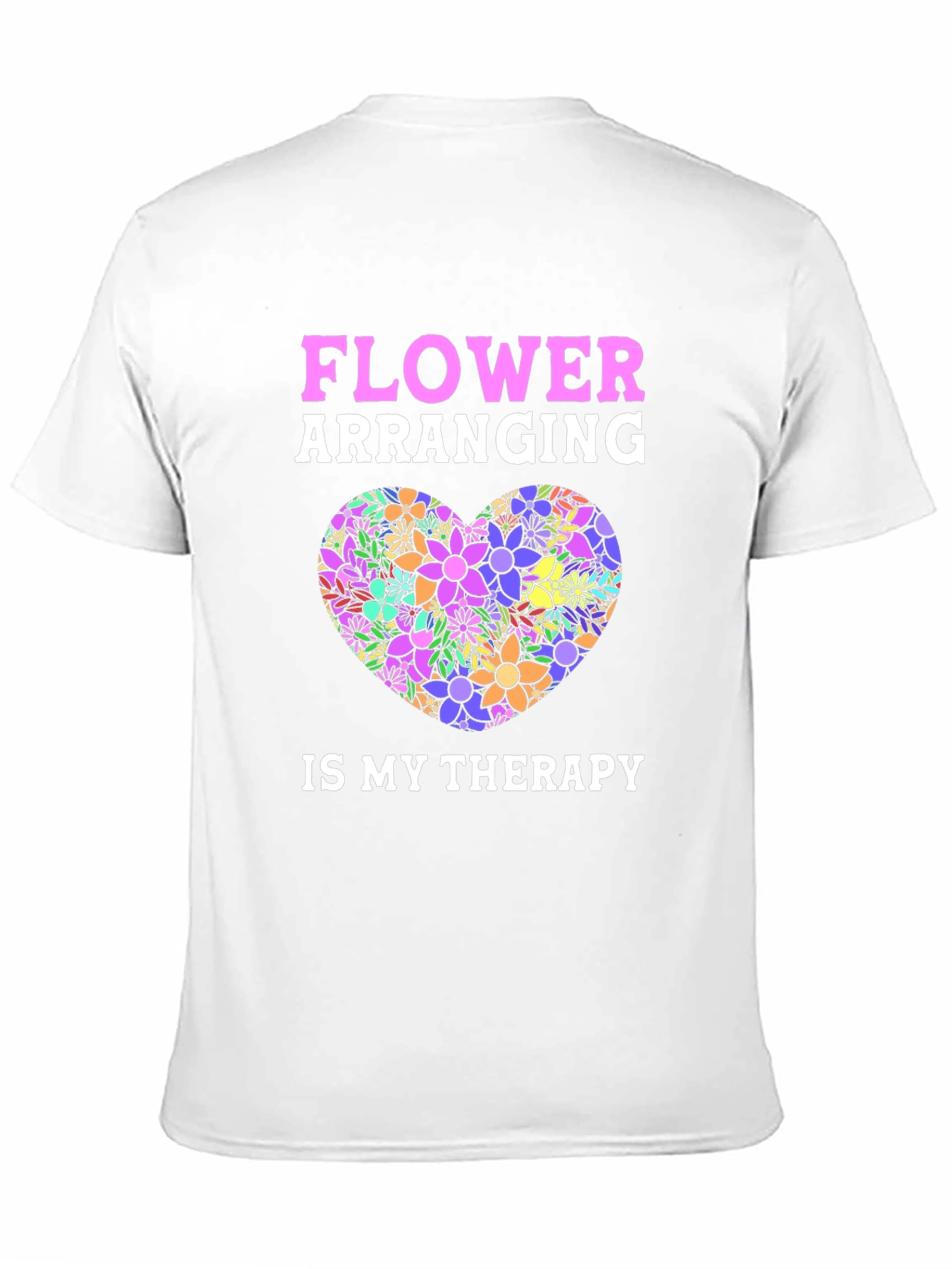 Flower Arranging Therapy Graphic T-Shirt