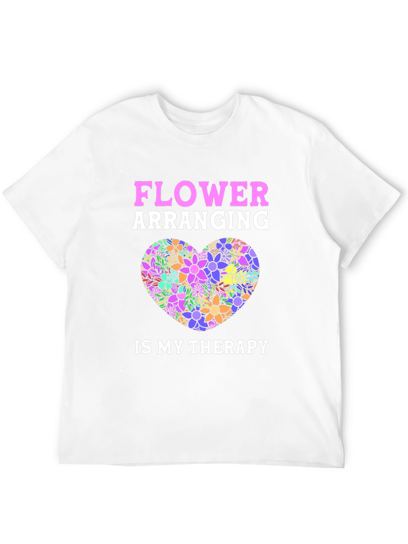 Flower Arranging Therapy Graphic T-Shirt