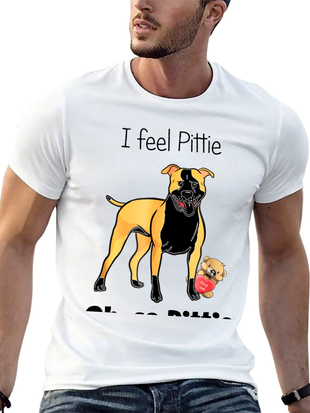 I Feel Pittie Love Pitbull T-Shirt
