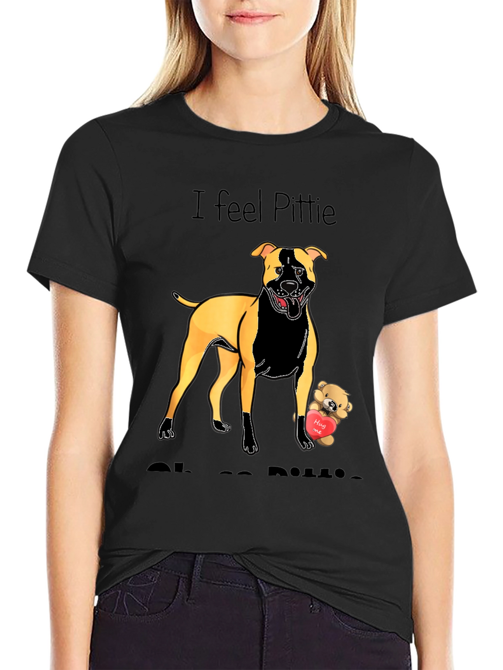 I Feel Pittie Love Pitbull T-Shirt