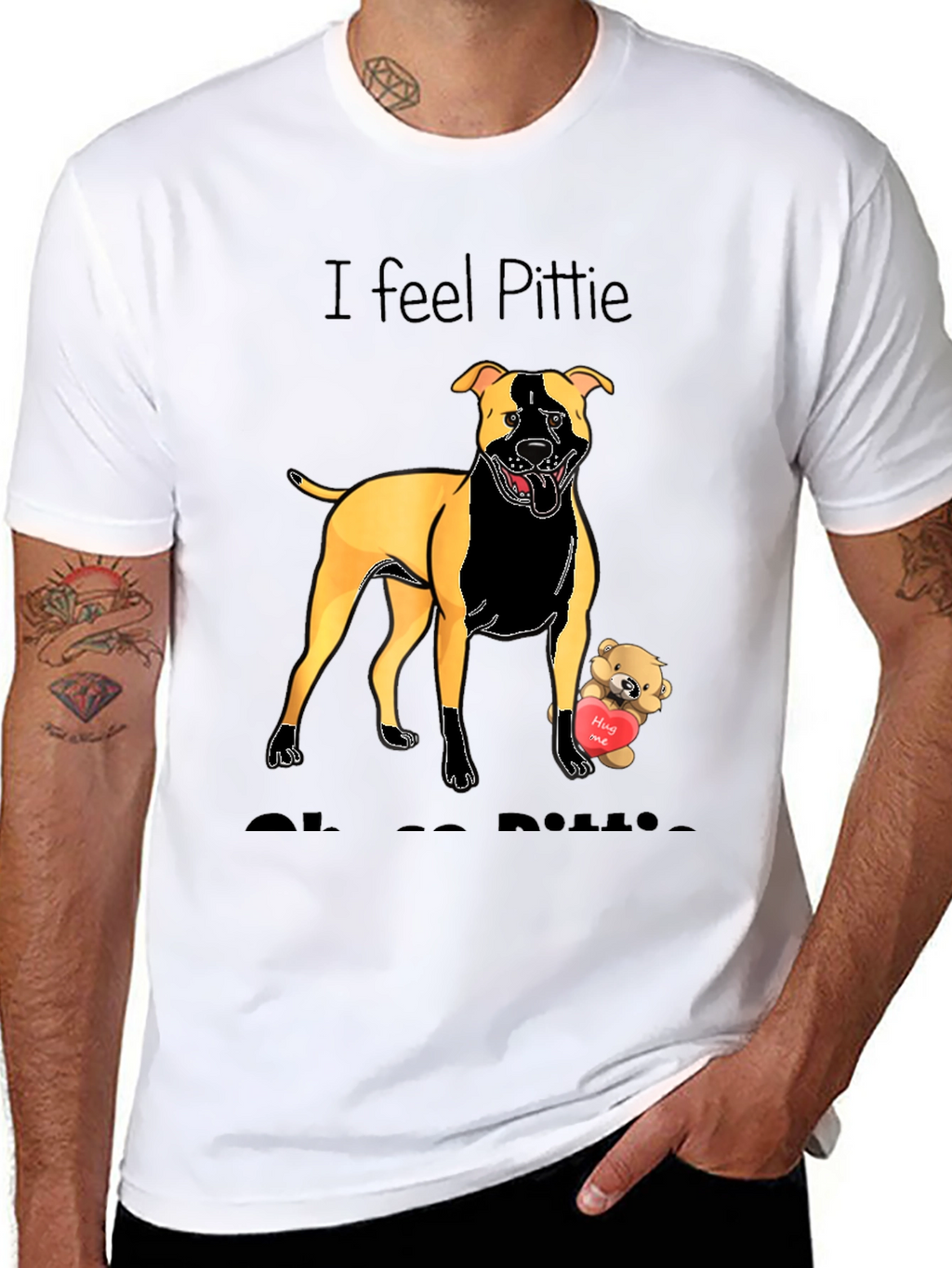 I Feel Pittie Love Pitbull T-Shirt