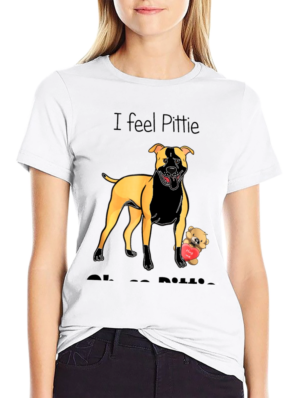 I Feel Pittie Love Pitbull T-Shirt