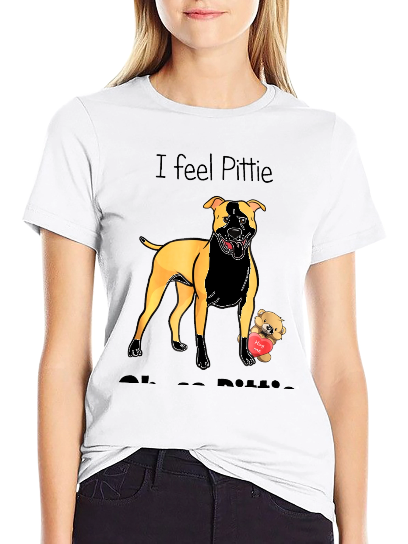 I Feel Pittie Love Pitbull T-Shirt