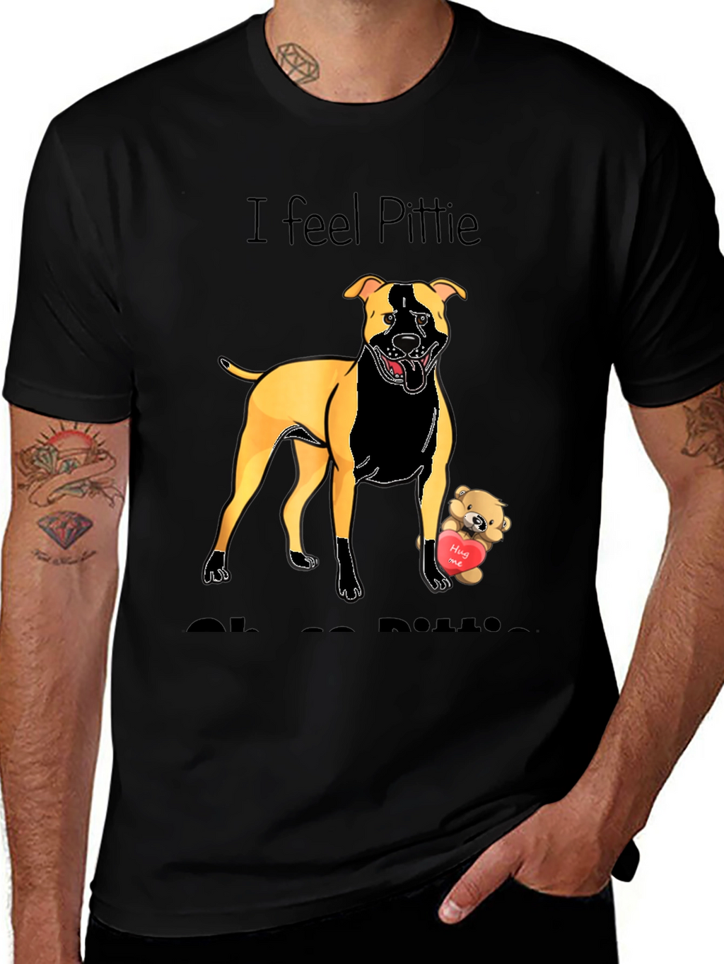 I Feel Pittie Love Pitbull T-Shirt