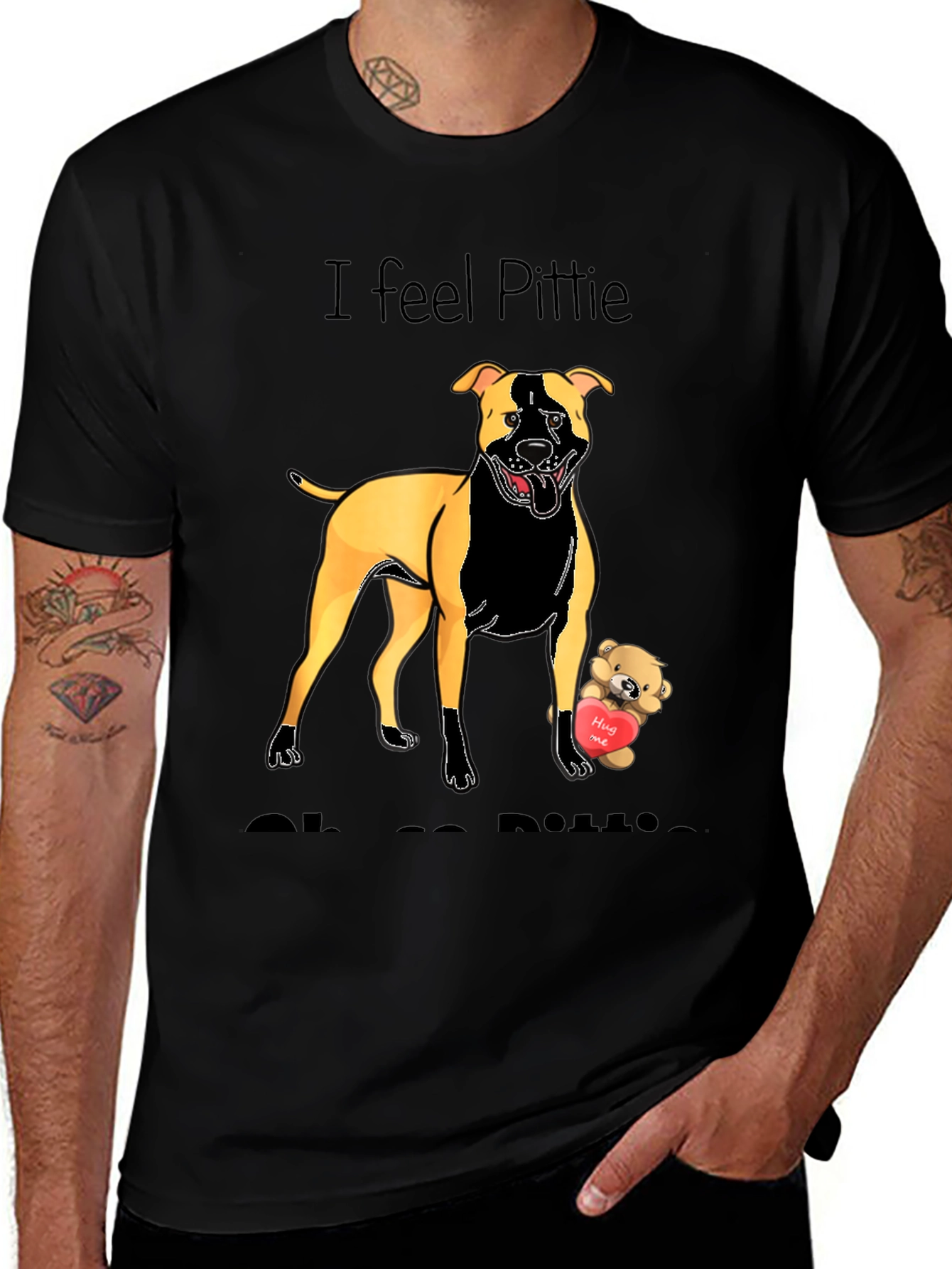 I Feel Pittie Love Pitbull T-Shirt