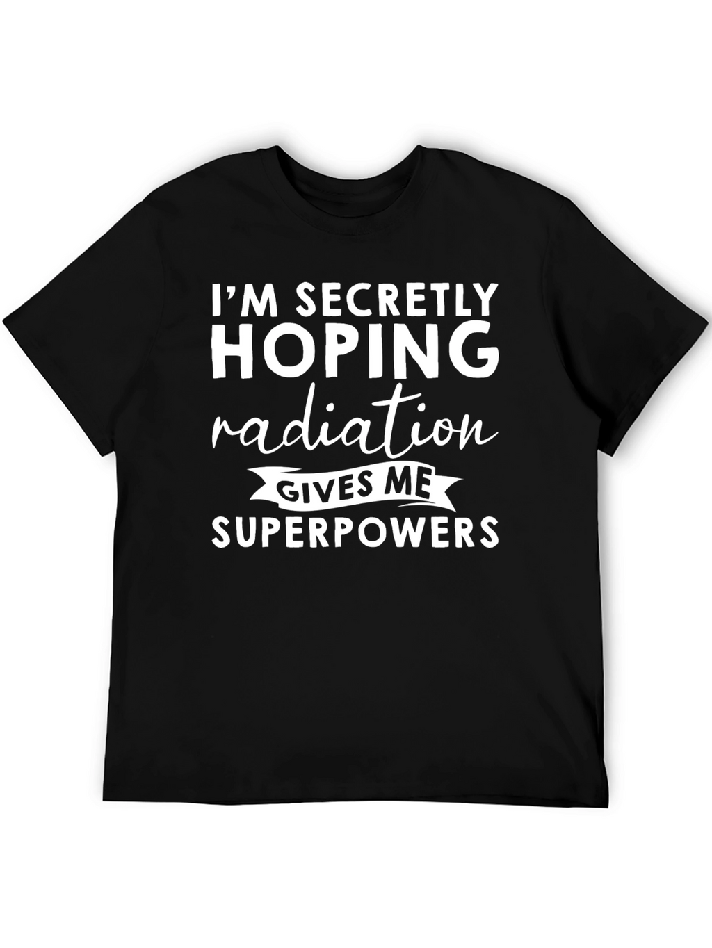 Radiation Superpowers Graphic Tee - Novelty T-Shirt