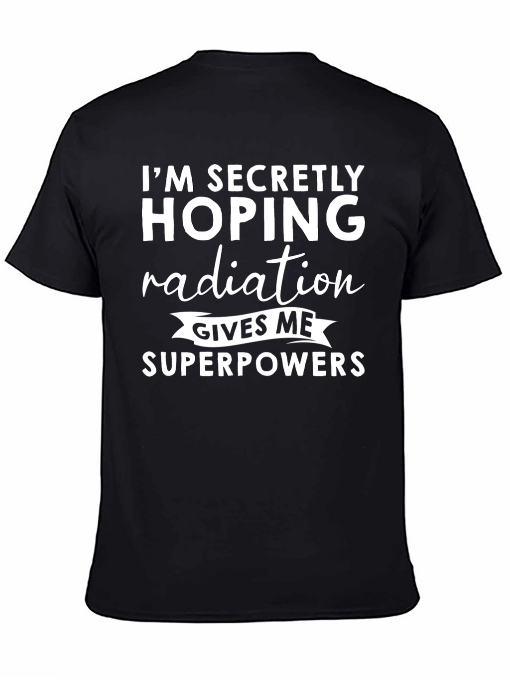 Radiation Superpowers Graphic Tee - Novelty T-Shirt