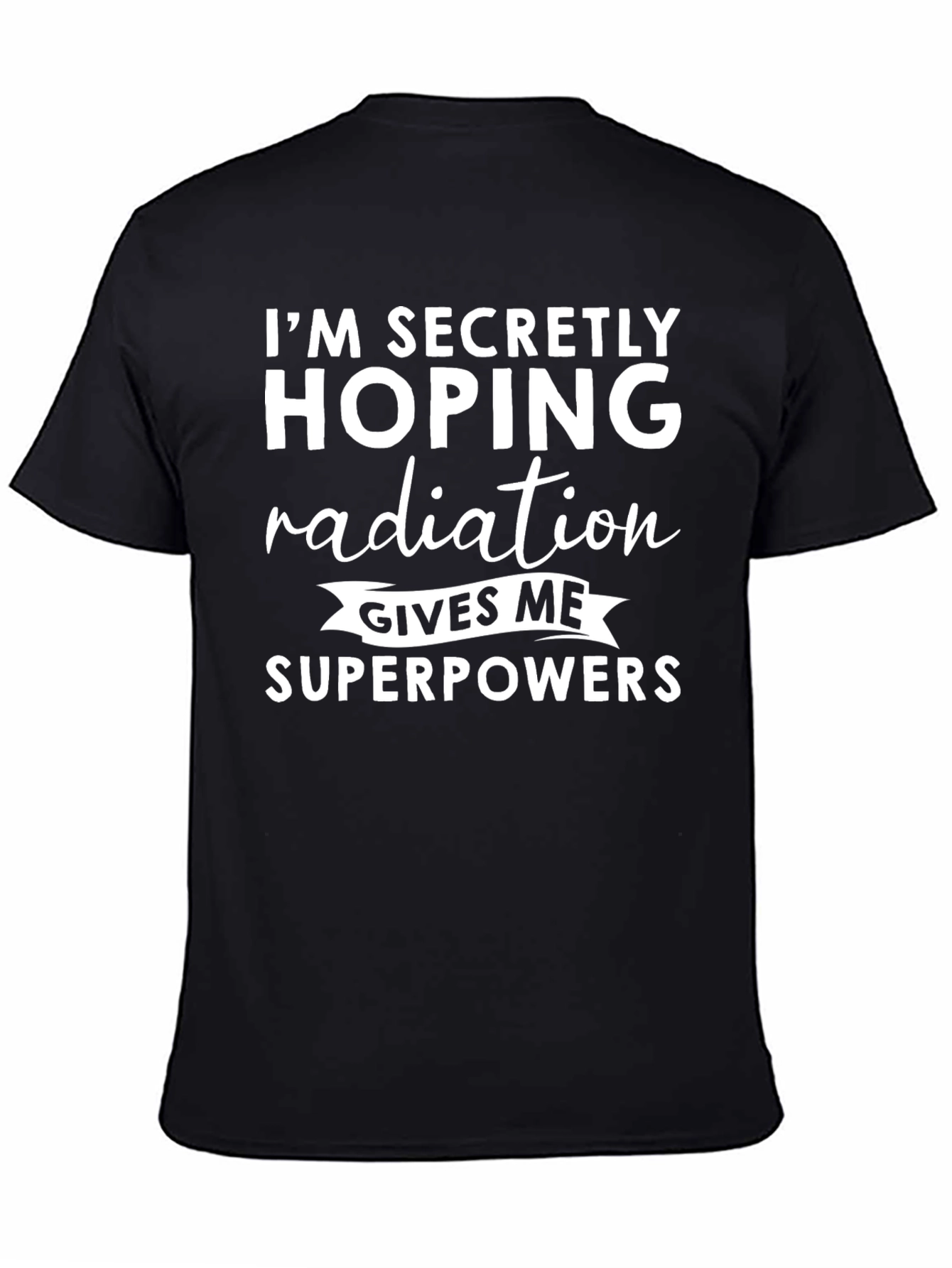 Radiation Superpowers Graphic Tee - Novelty T-Shirt