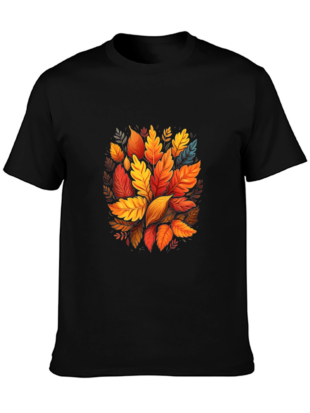 Autumn Leaves Graphic Tee - Stylish Fall Fashion