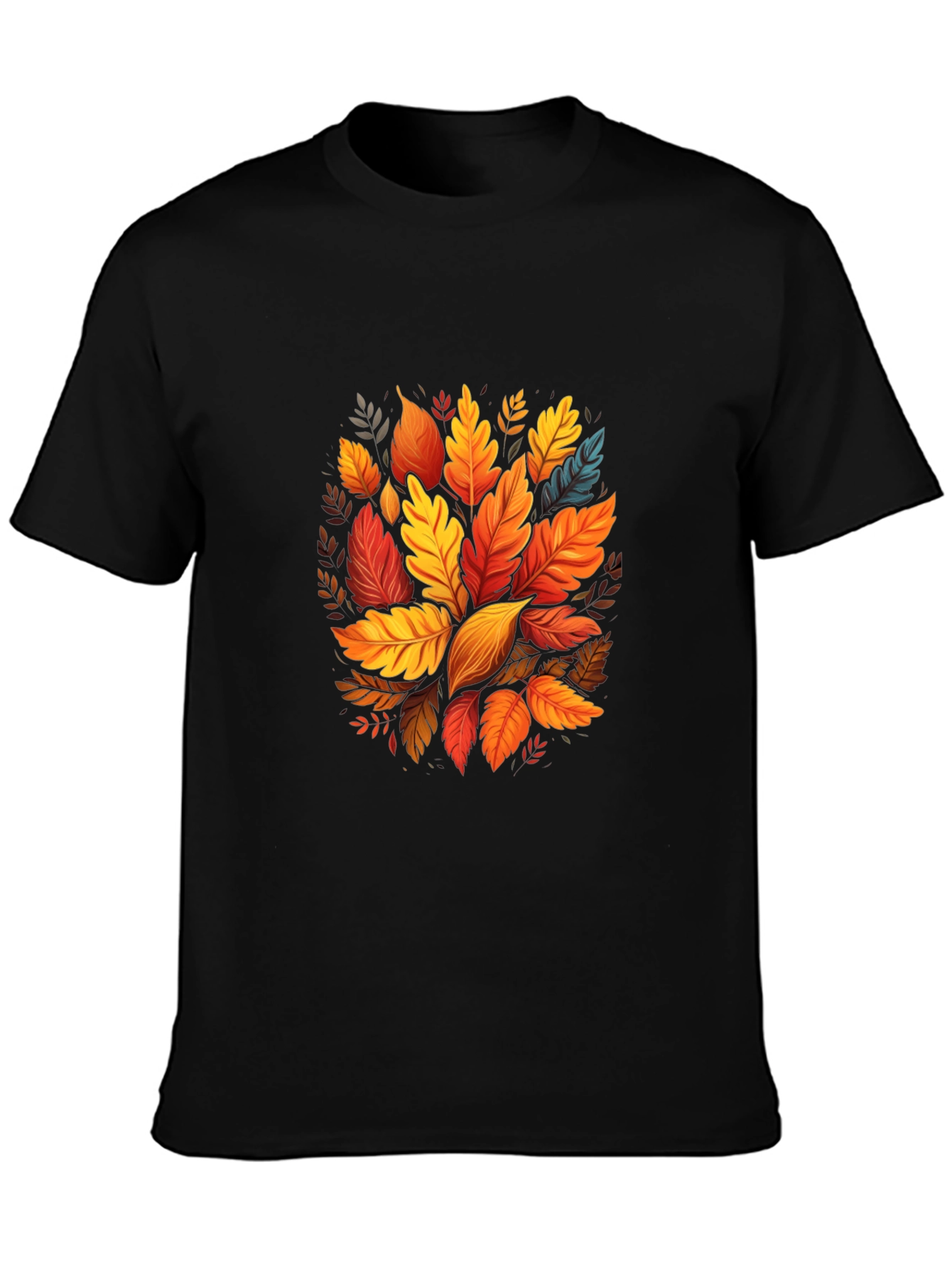 Autumn Leaves Graphic Tee - Stylish Fall Fashion