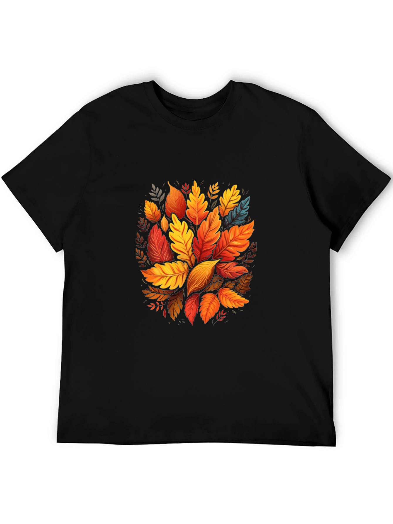 Autumn Leaves Graphic Tee - Stylish Fall Fashion