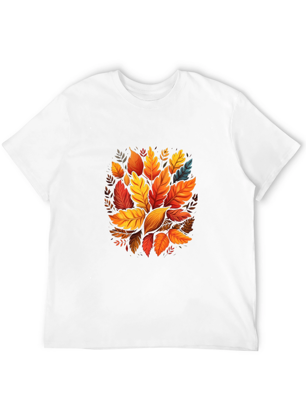 Autumn Leaves Graphic Tee - Stylish Fall Fashion