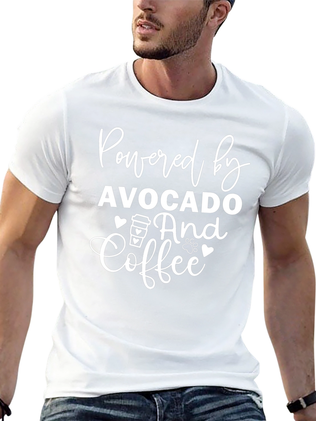 Avocado and Coffee Powered T-Shirt