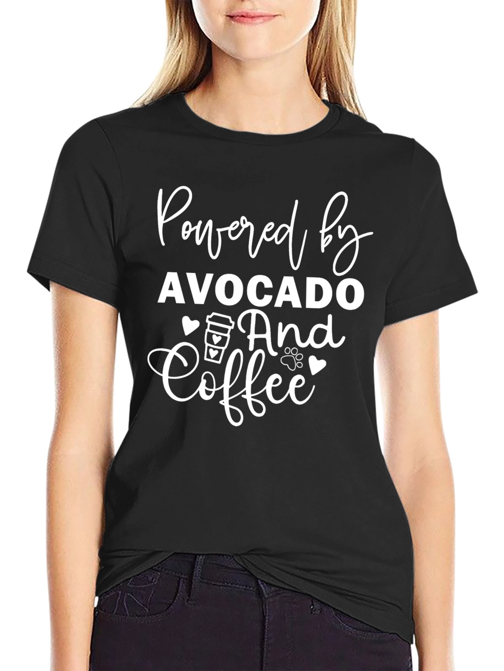 Avocado and Coffee Powered T-Shirt