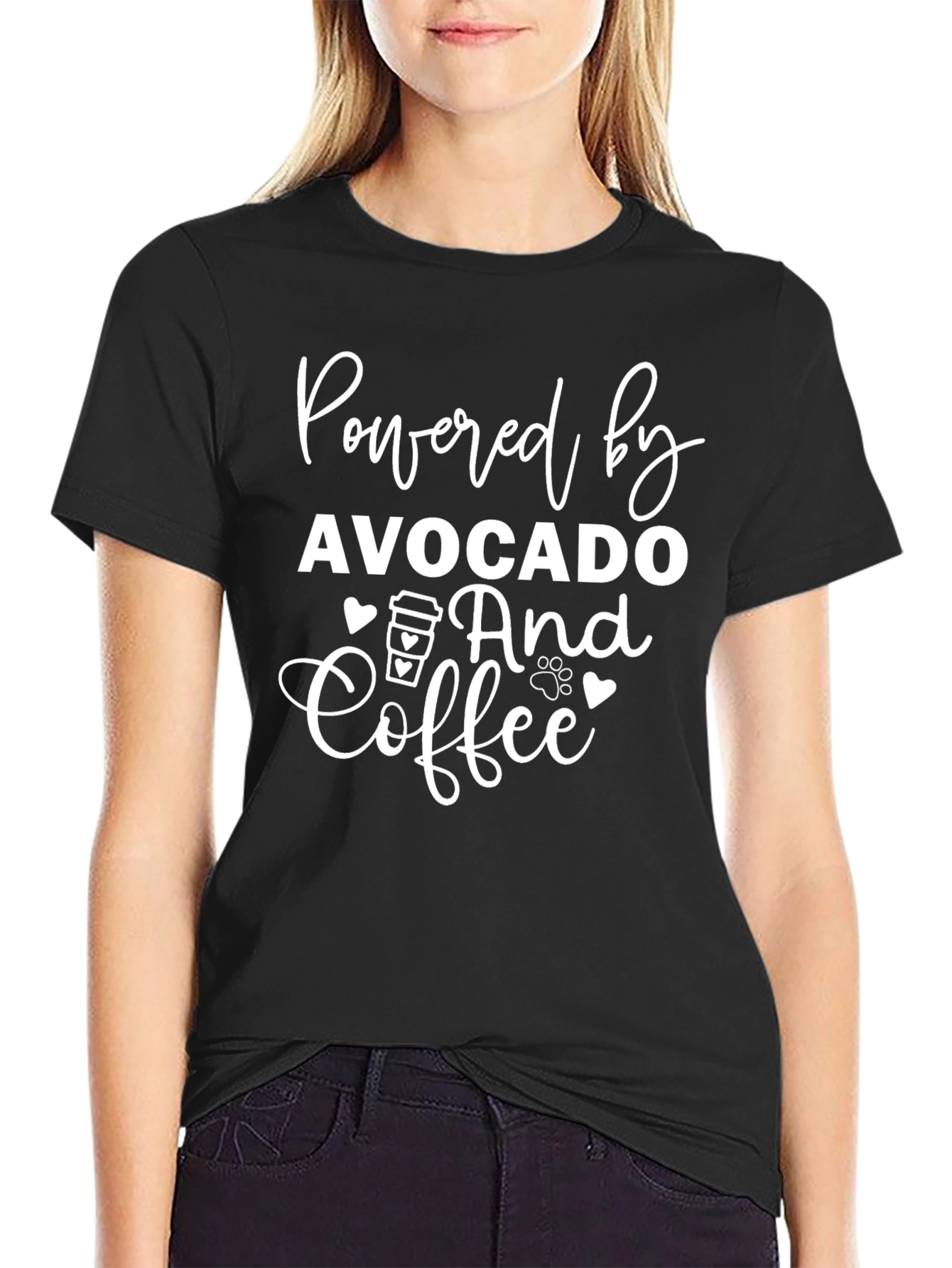 Avocado and Coffee Powered T-Shirt