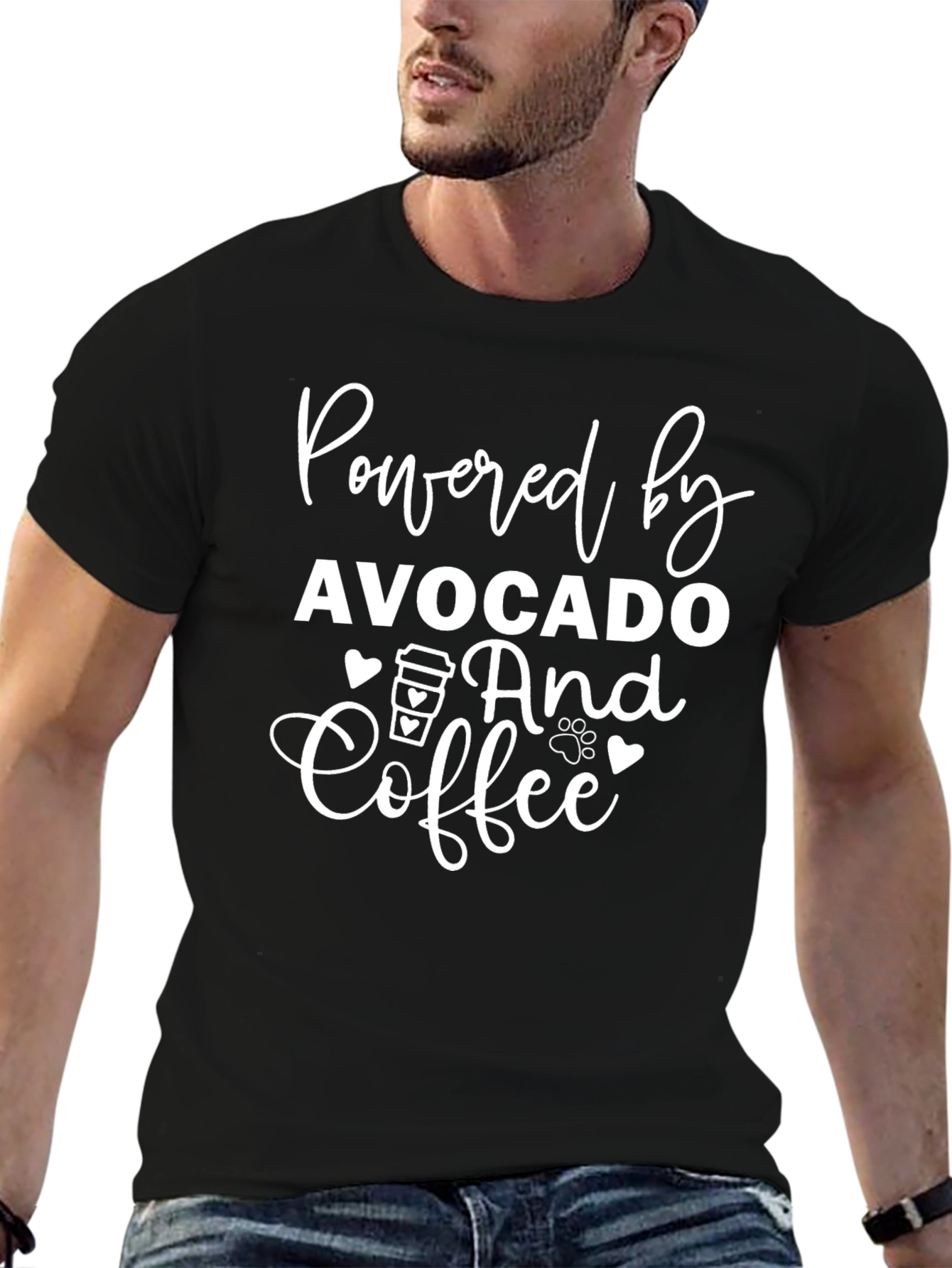 Avocado and Coffee Powered T-Shirt
