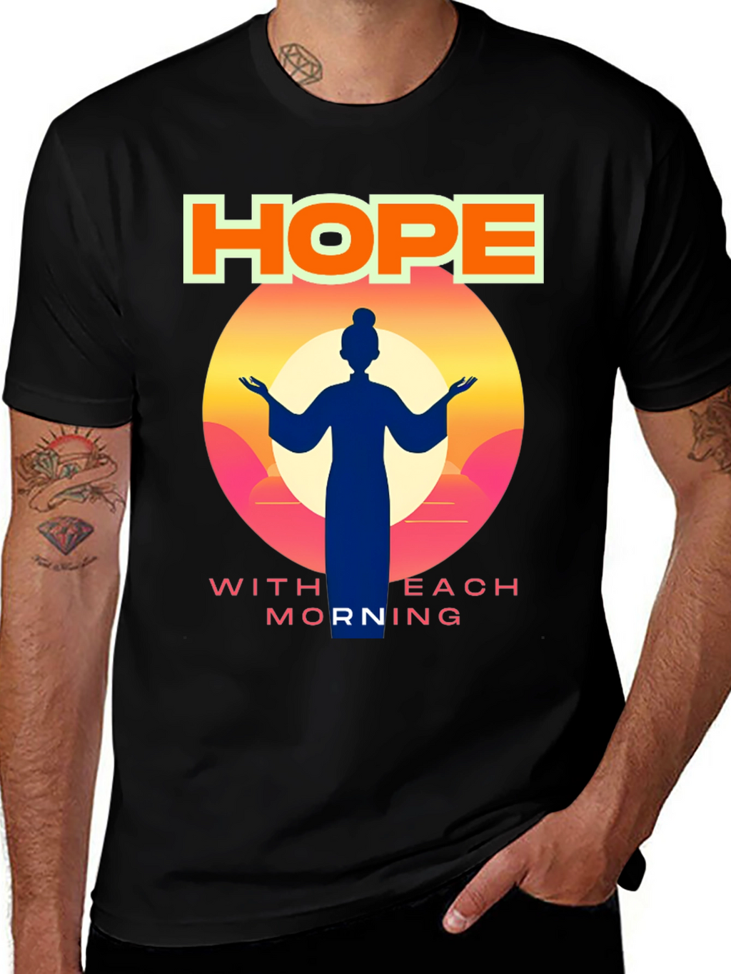 Hope with Each Morning Graphic T-Shirt