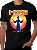 Hope with Each Morning Graphic T-Shirt