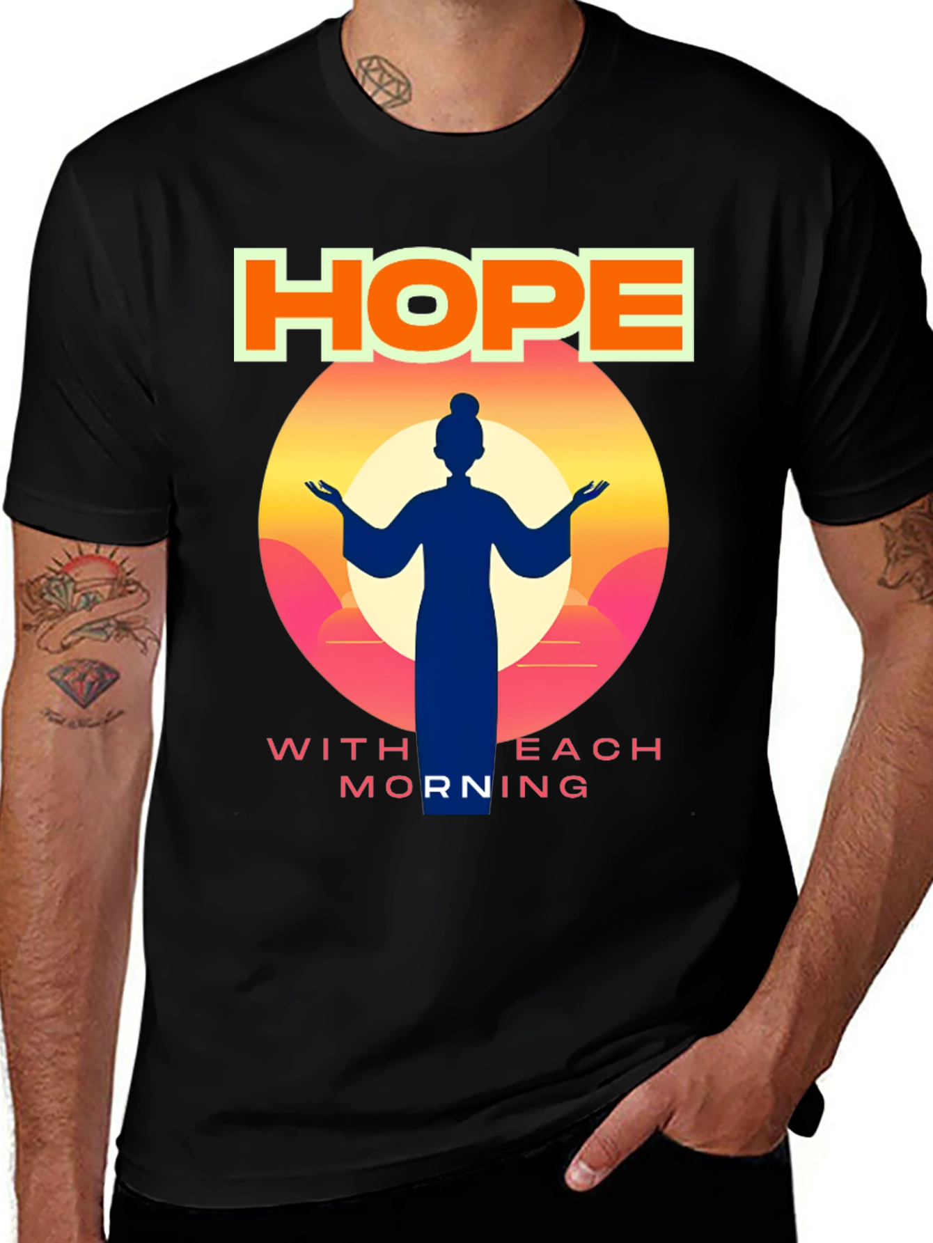 Hope with Each Morning Graphic T-Shirt