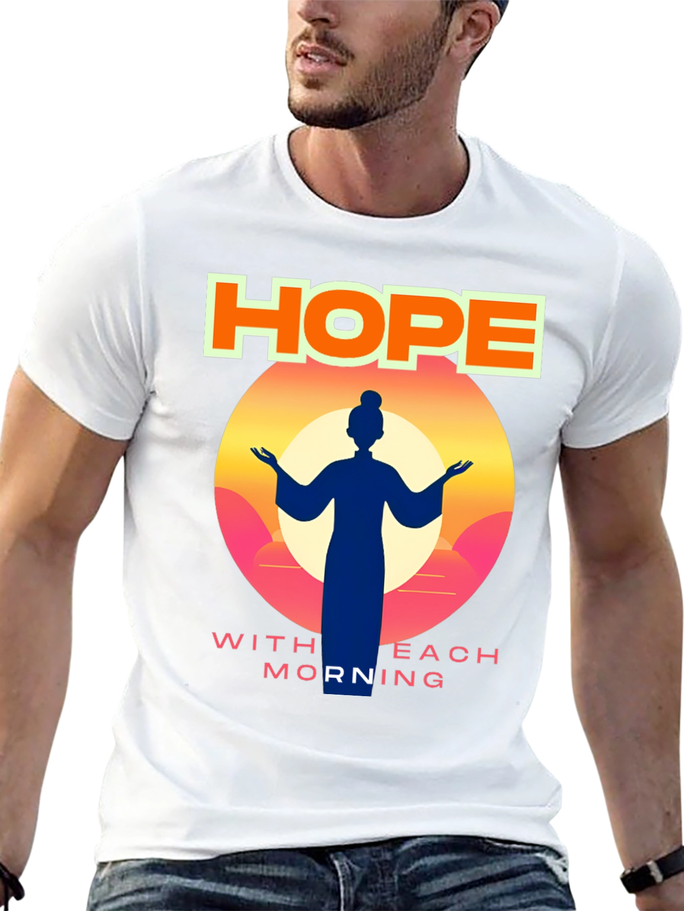 Hope with Each Morning Graphic T-Shirt