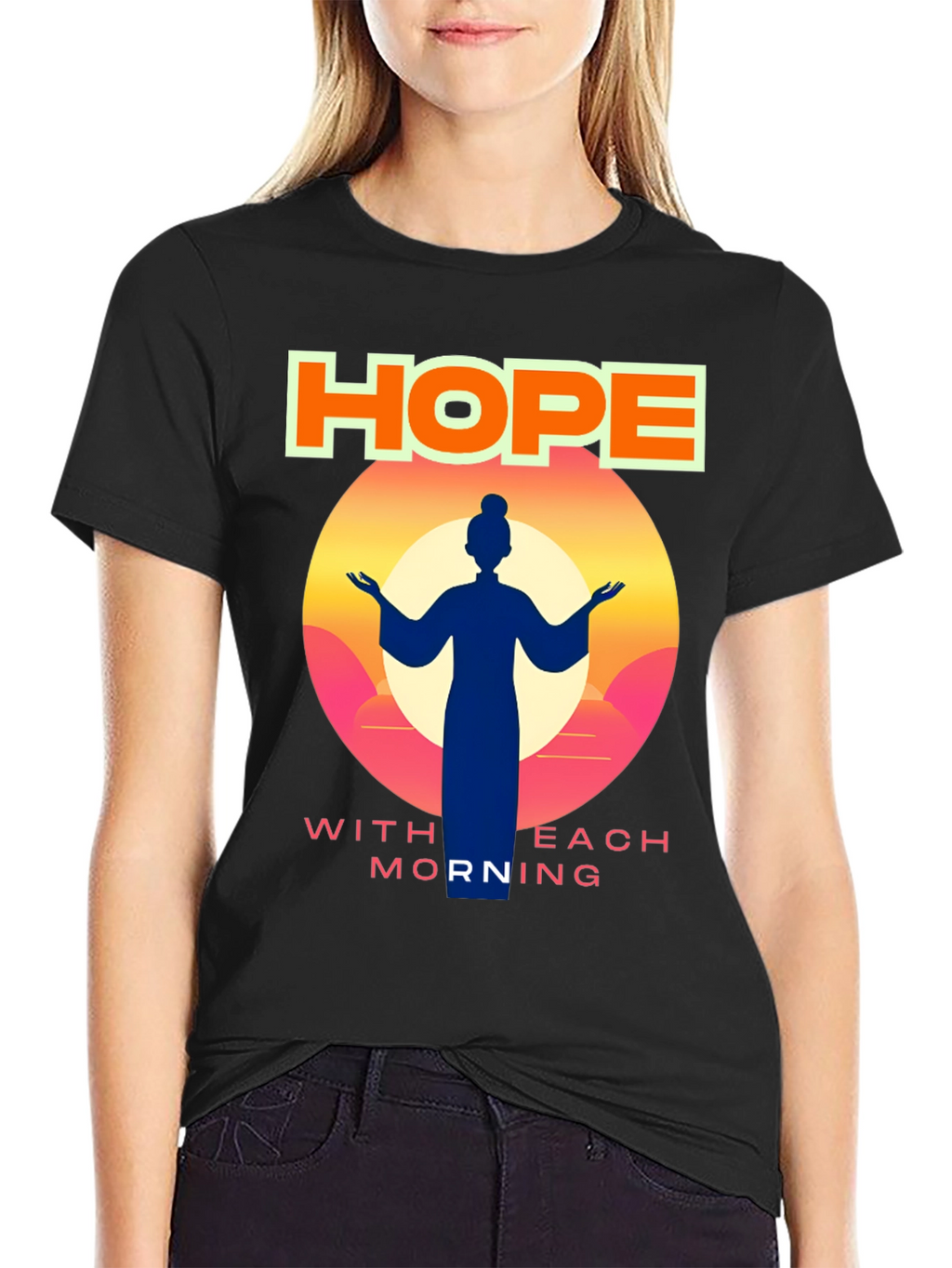 Hope with Each Morning Graphic T-Shirt
